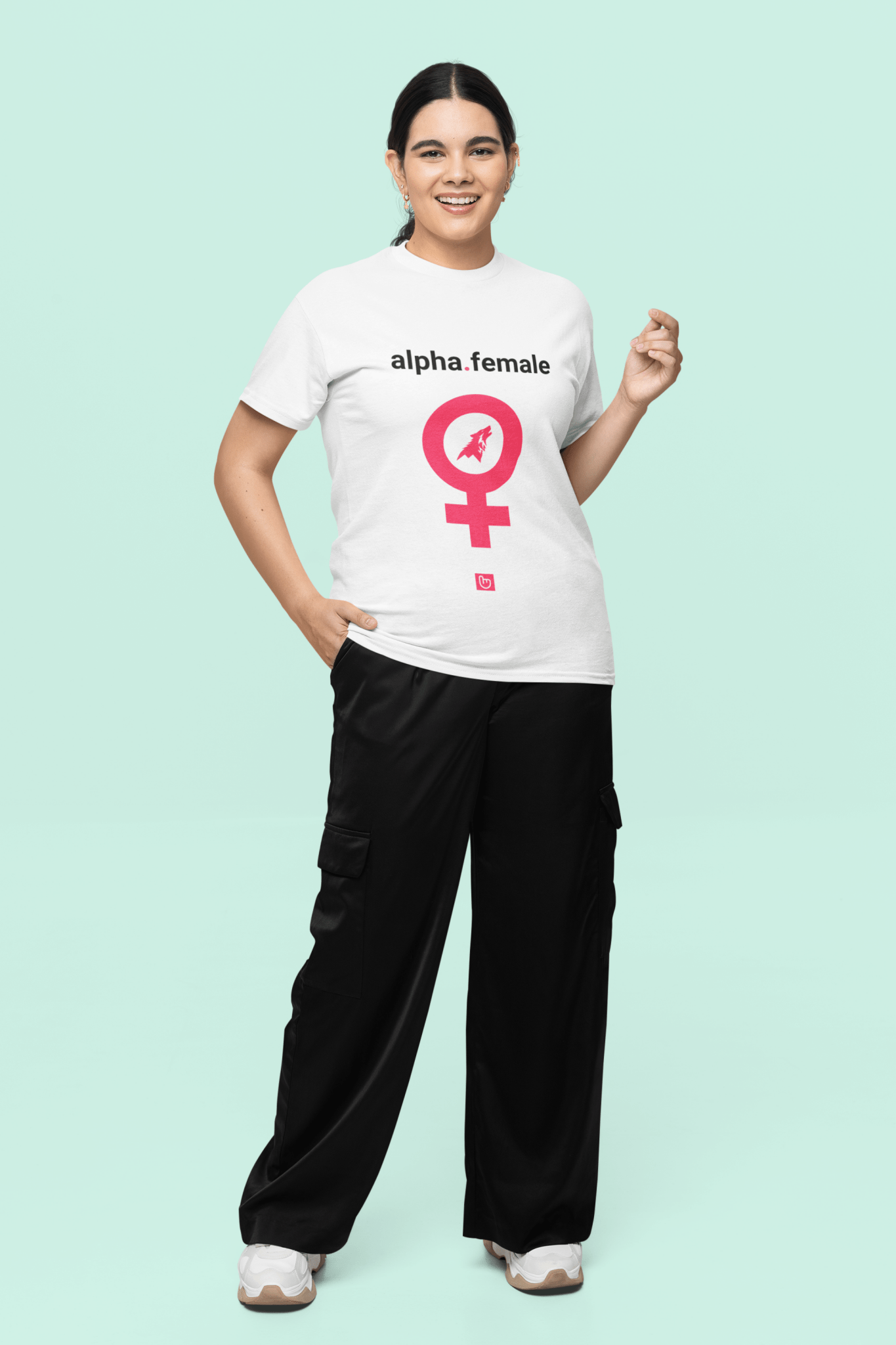 alpha.female – Wolfpack Strength & Market Instinct | Empowerment Tee - Unique Graphic Tee by nano.narrative