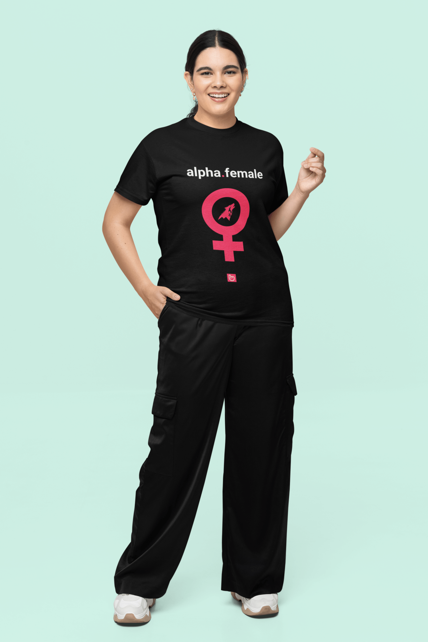 alpha.female – Wolfpack Strength & Market Instinct | Empowerment Tee - Unique Graphic Tee by nano.narrative