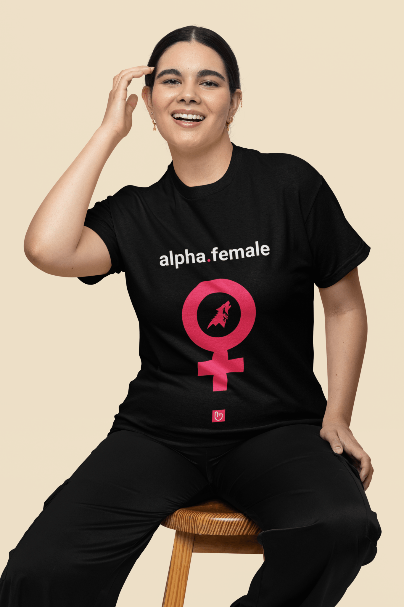 alpha.female – Wolfpack Strength & Market Instinct | Empowerment Tee - Unique Graphic Tee by nano.narrative