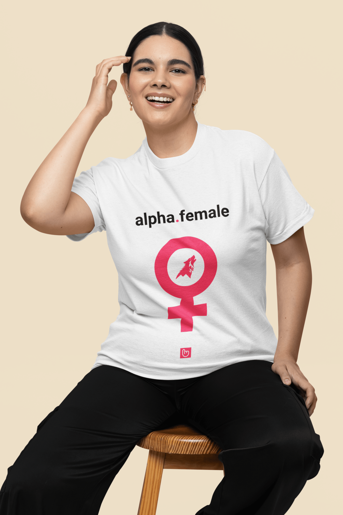 alpha.female – Wolfpack Strength & Market Instinct | Empowerment Tee - Unique Graphic Tee by nano.narrative