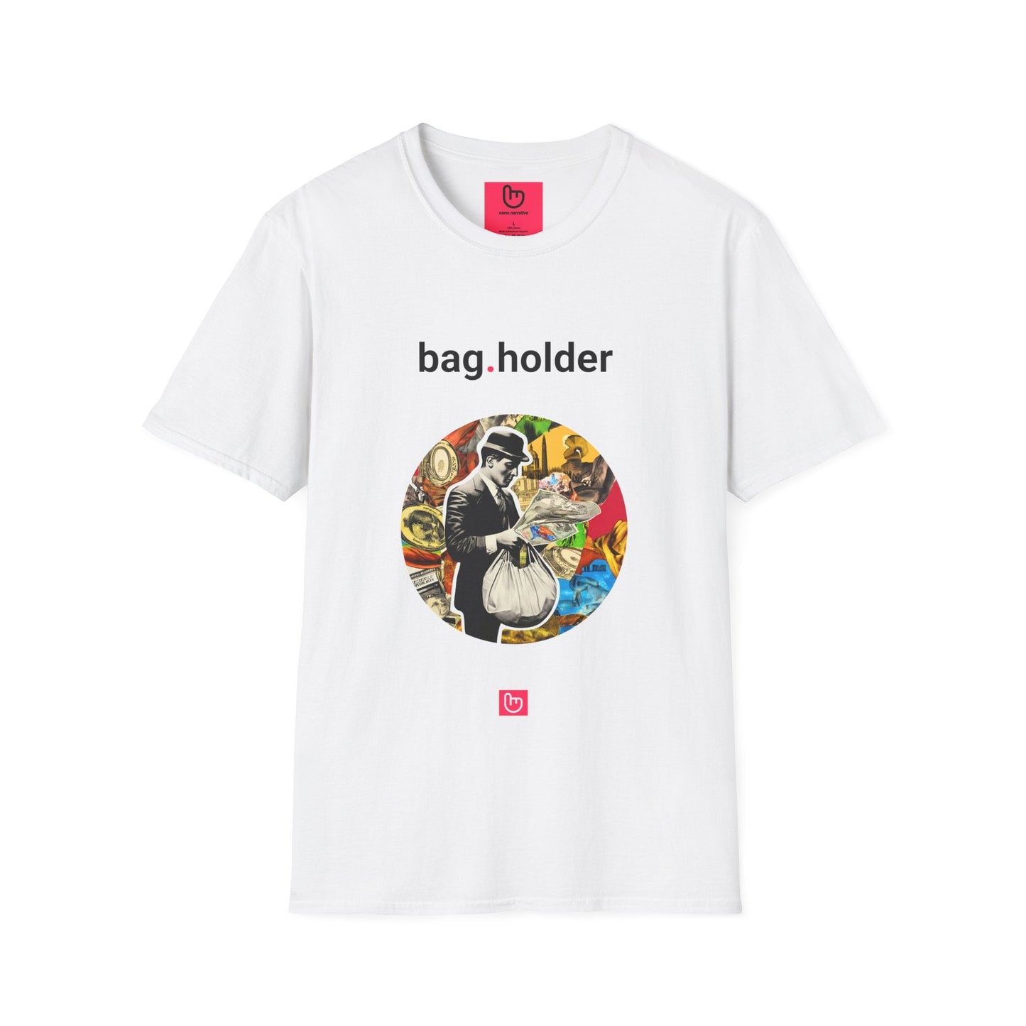 bag.holder – Holding the Bags & the Regrets | Market Survivor Tee - Unique Graphic Tee by nano.narrative