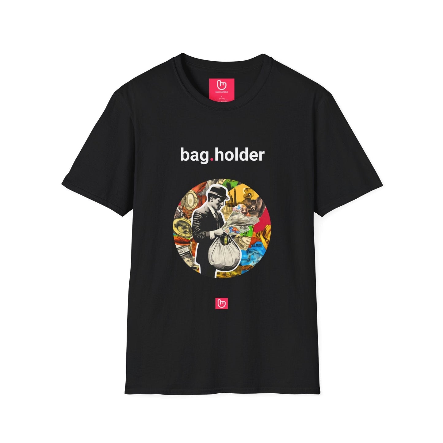 bag.holder – Holding the Bags & the Regrets | Market Survivor Tee - Unique Graphic Tee by nano.narrative