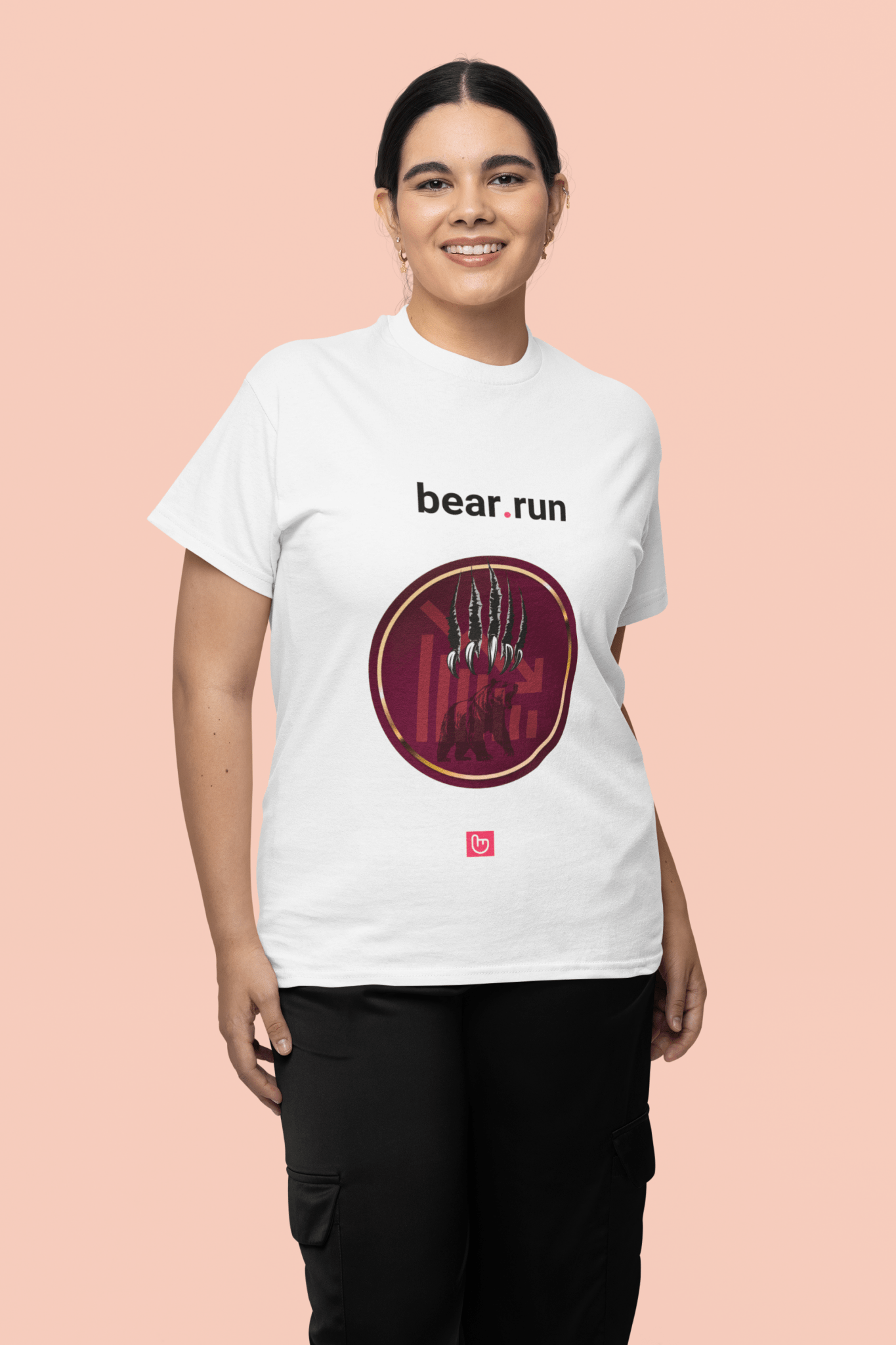 bear.run – Fear, Panic & Profit | Bear Market Tee - Unique Graphic Tee by nano.narrative