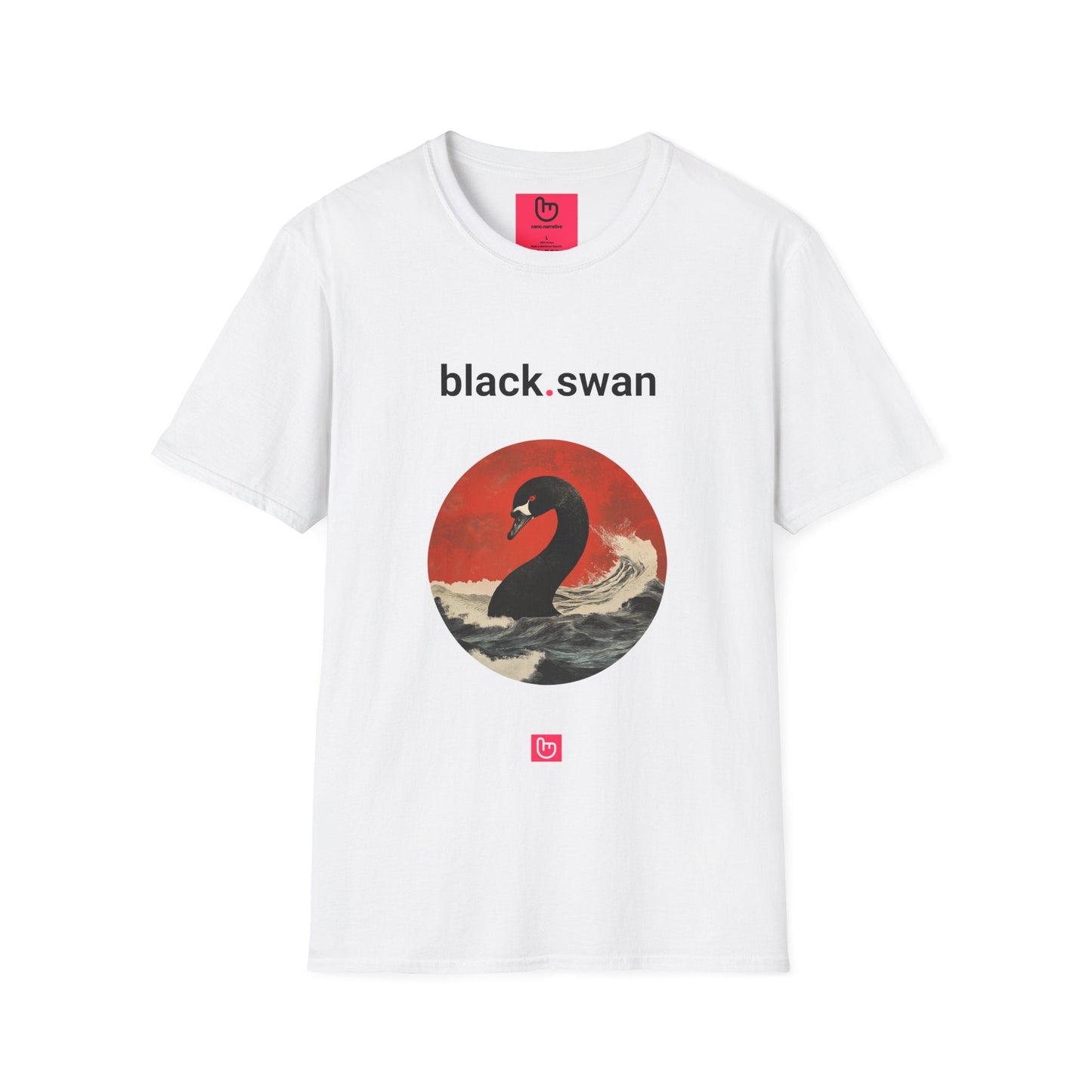 black.swan – Unpredictable Chaos | Market Crash Tee - Unique Graphic Tee by nano.narrative