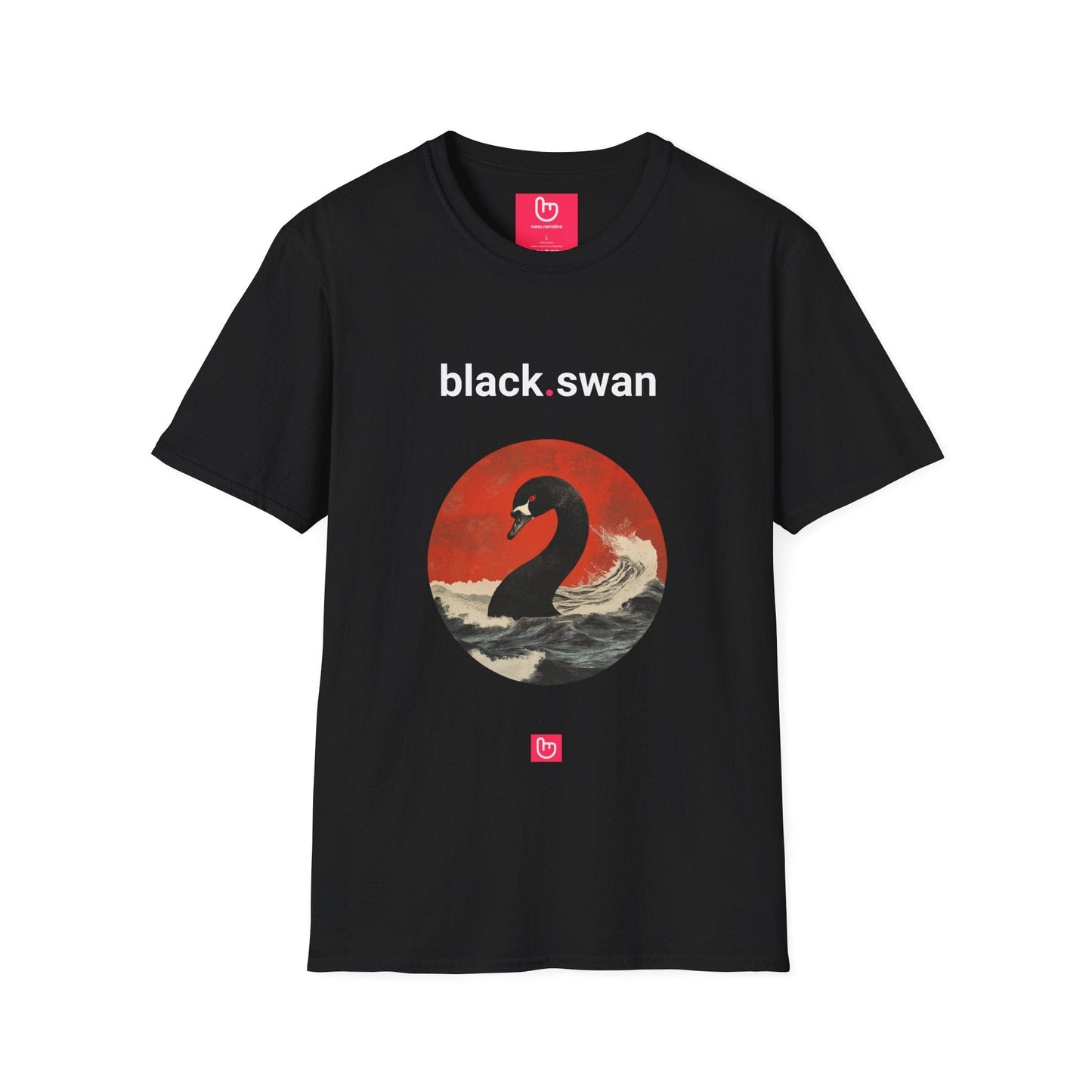 black.swan – Unpredictable Chaos | Market Crash Tee - Unique Graphic Tee by nano.narrative