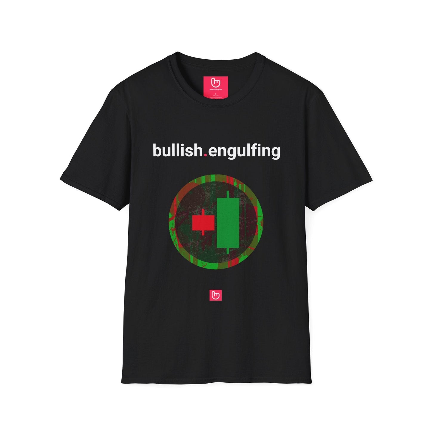 bullish.engulfing – Trend Reversal & Market Strength | Momentum Tee - Unique Graphic Tee by nano.narrative