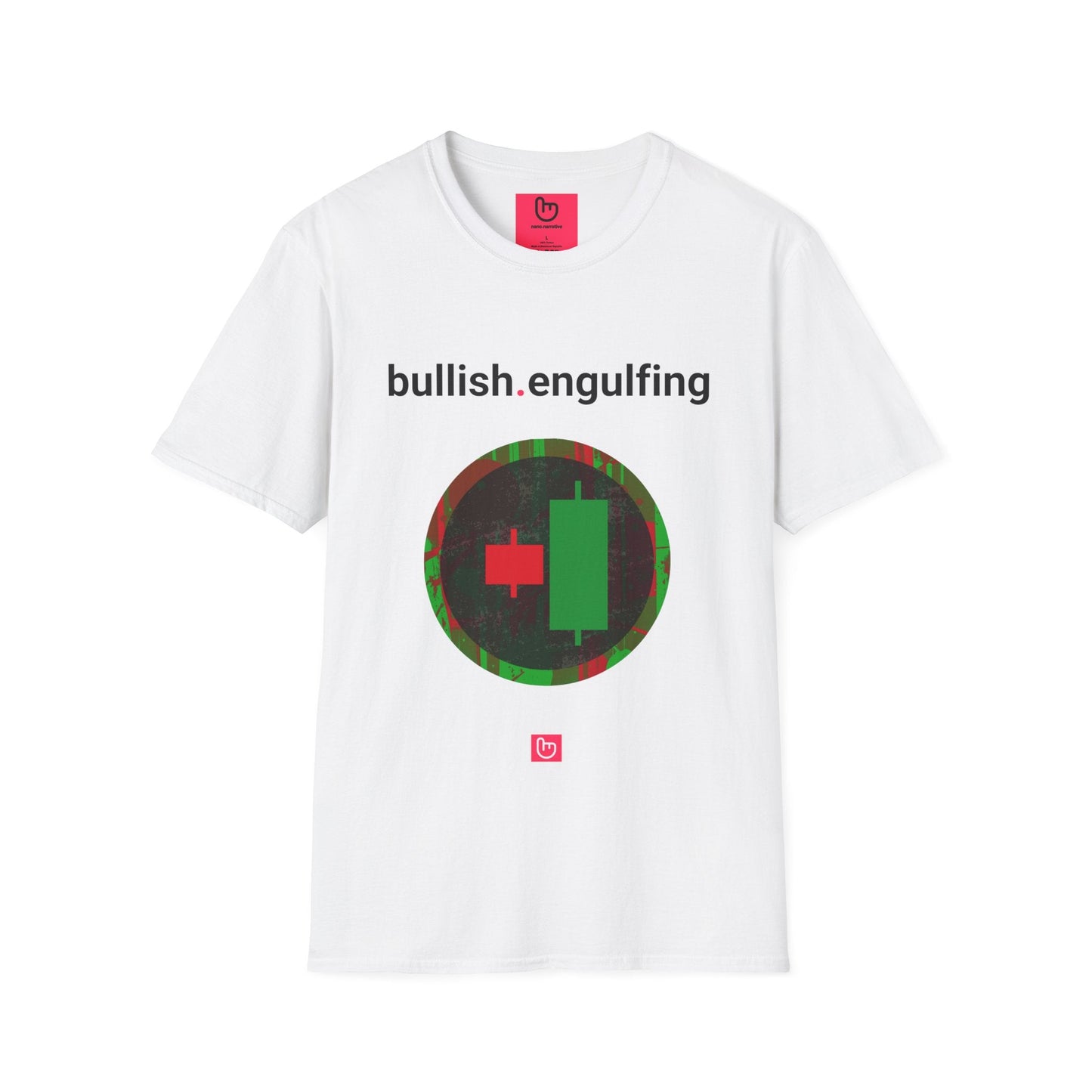 bullish.engulfing – Trend Reversal & Market Strength | Momentum Tee - Unique Graphic Tee by nano.narrative