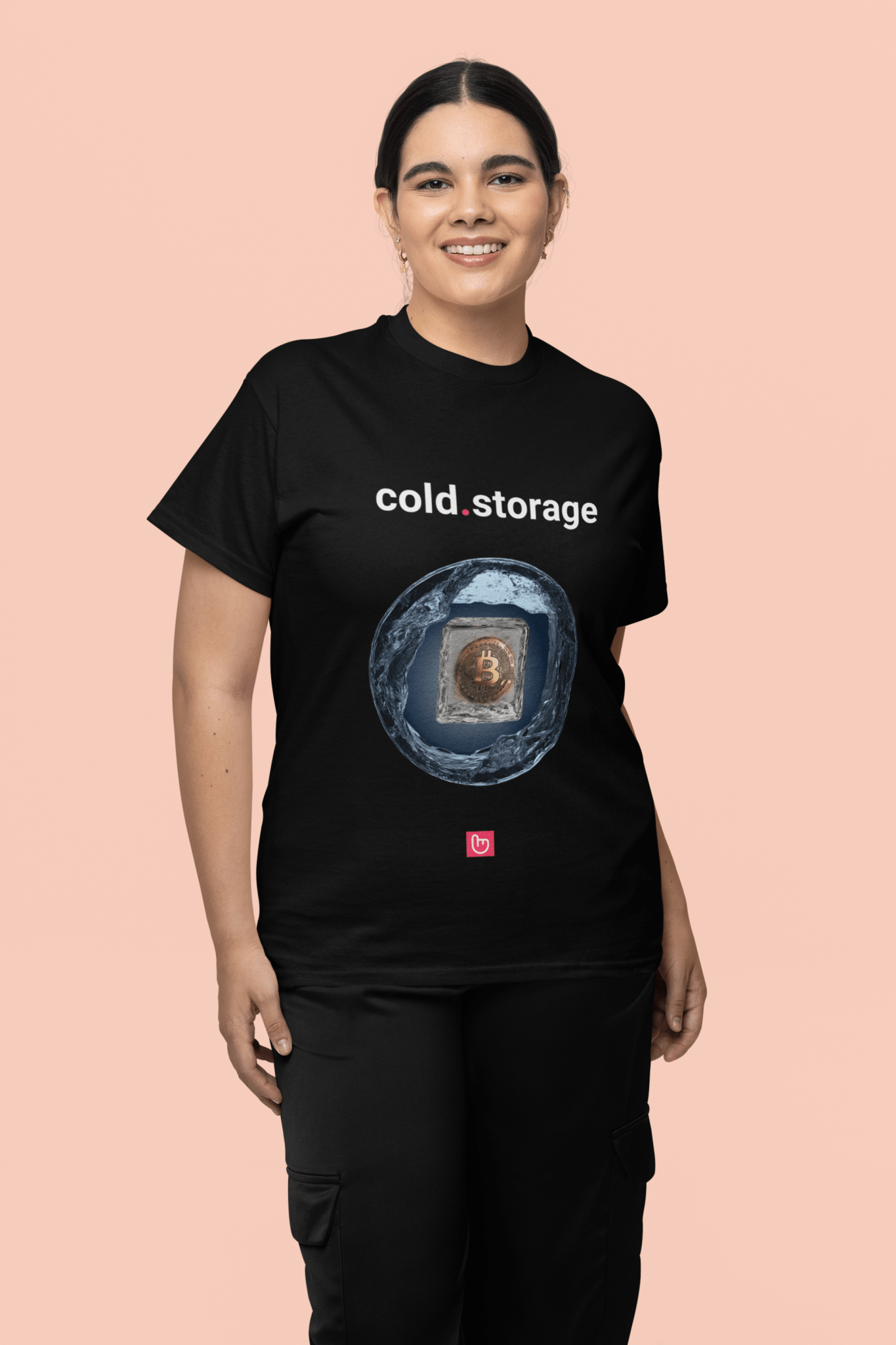 cold.storage โ Secure Your Crypto | Unisex Bitcoin Tee - Unique Graphic Tee by nano.narrative