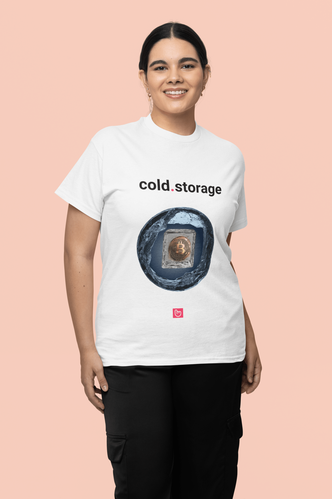 cold.storage โ Secure Your Crypto | Unisex Bitcoin Tee - Unique Graphic Tee by nano.narrative