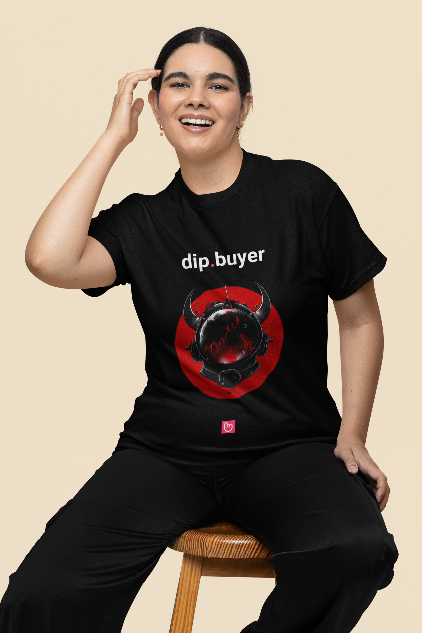 dip.buyer – Blood in the Charts, Faith in the Bounce | Contrarian Market Tee