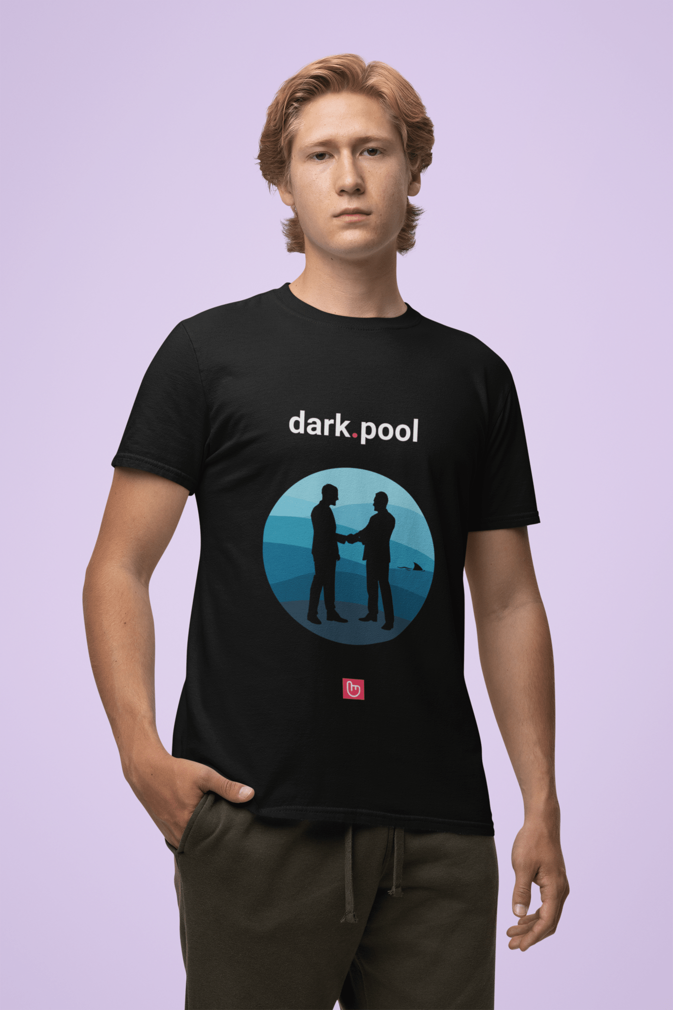 dark.pool โ The Unseen Deals | Market Insider Tee - Unique Graphic Tee by nano.narrative