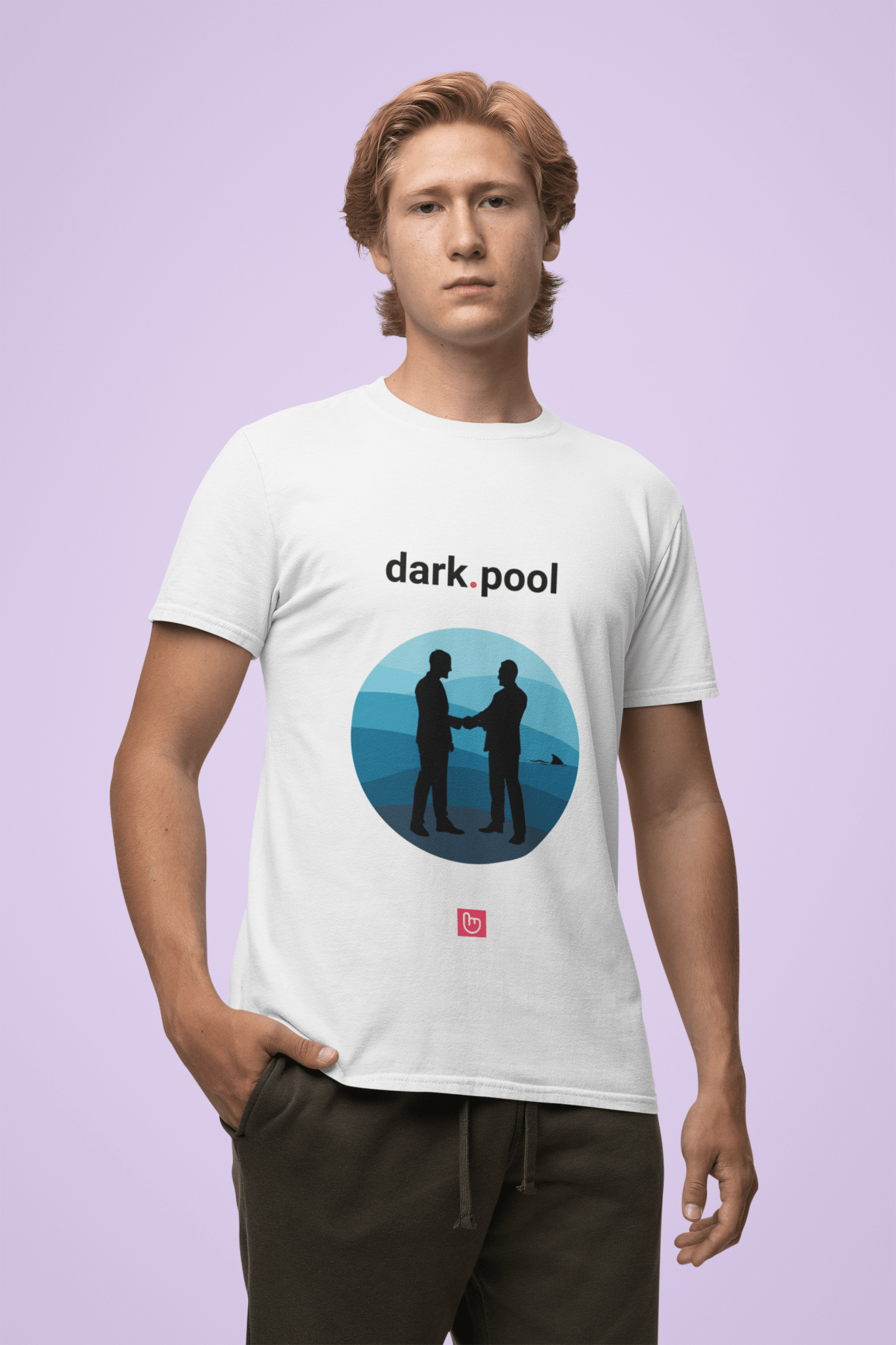 dark.pool โ The Unseen Deals | Market Insider Tee - Unique Graphic Tee by nano.narrative