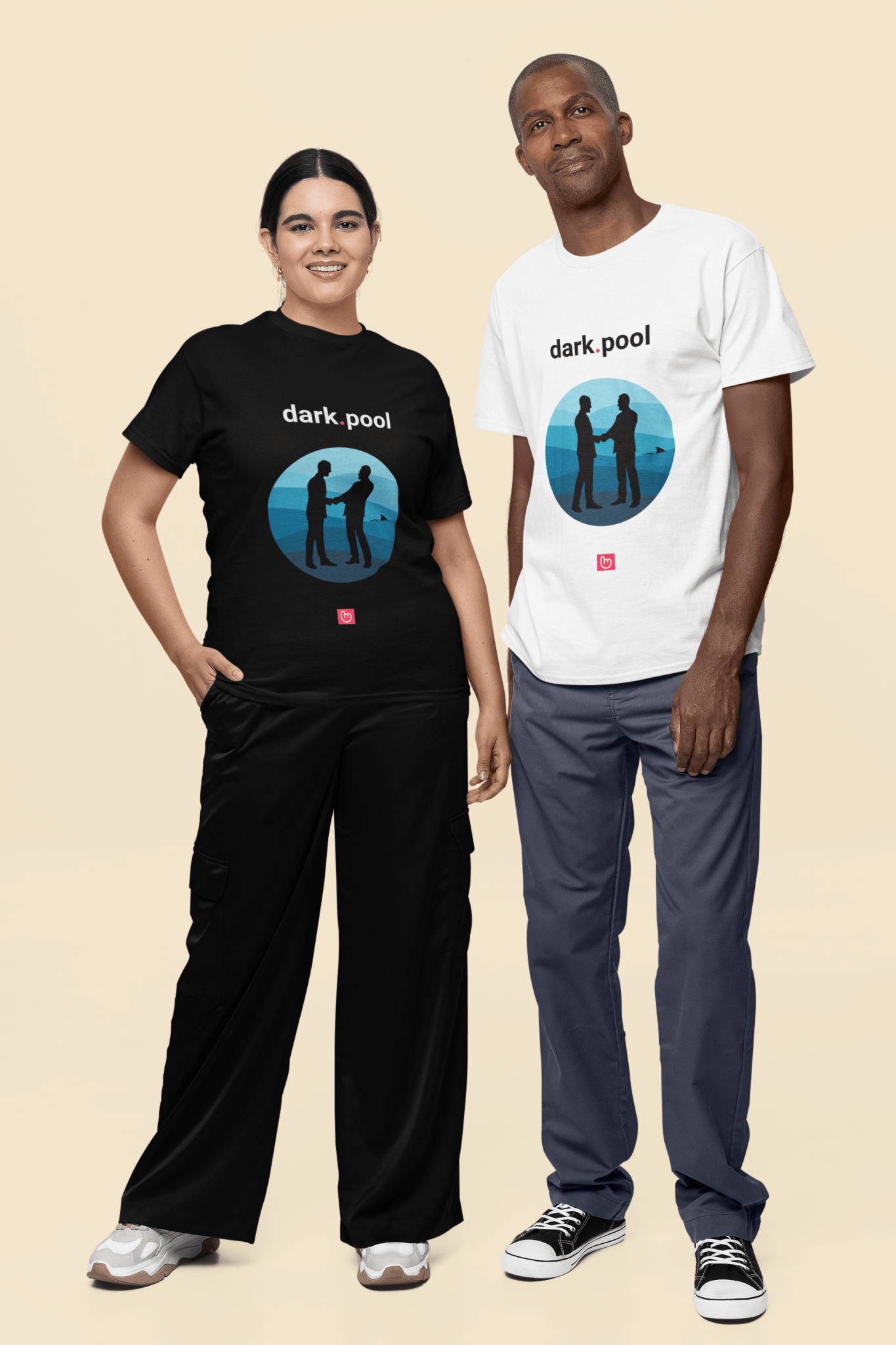 dark.pool โ The Unseen Deals | Market Insider Tee - Unique Graphic Tee by nano.narrative