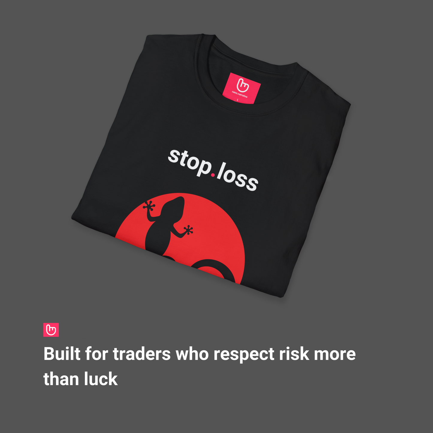 stop.loss – Risk Management Wins | Trader’s Safety Net Tee