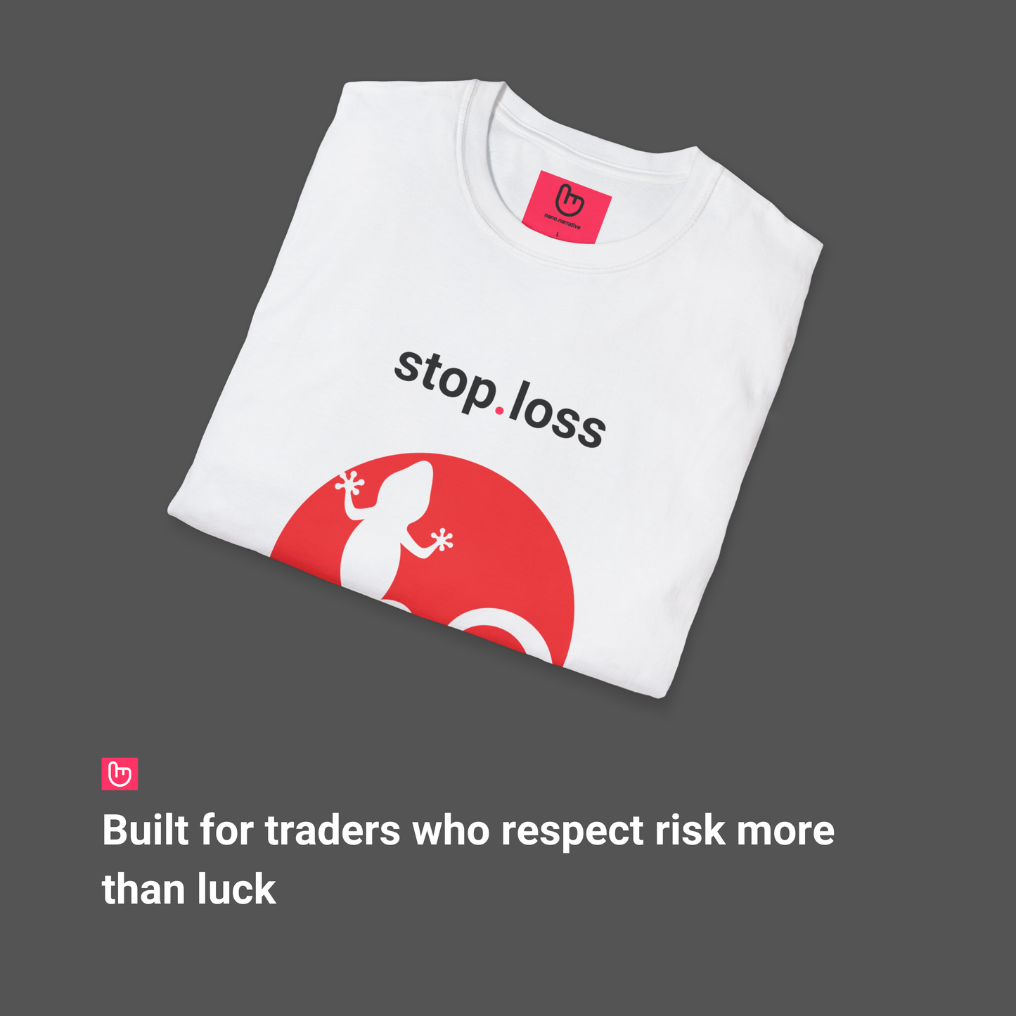 stop.loss – Risk Management Wins | Trader’s Safety Net Tee