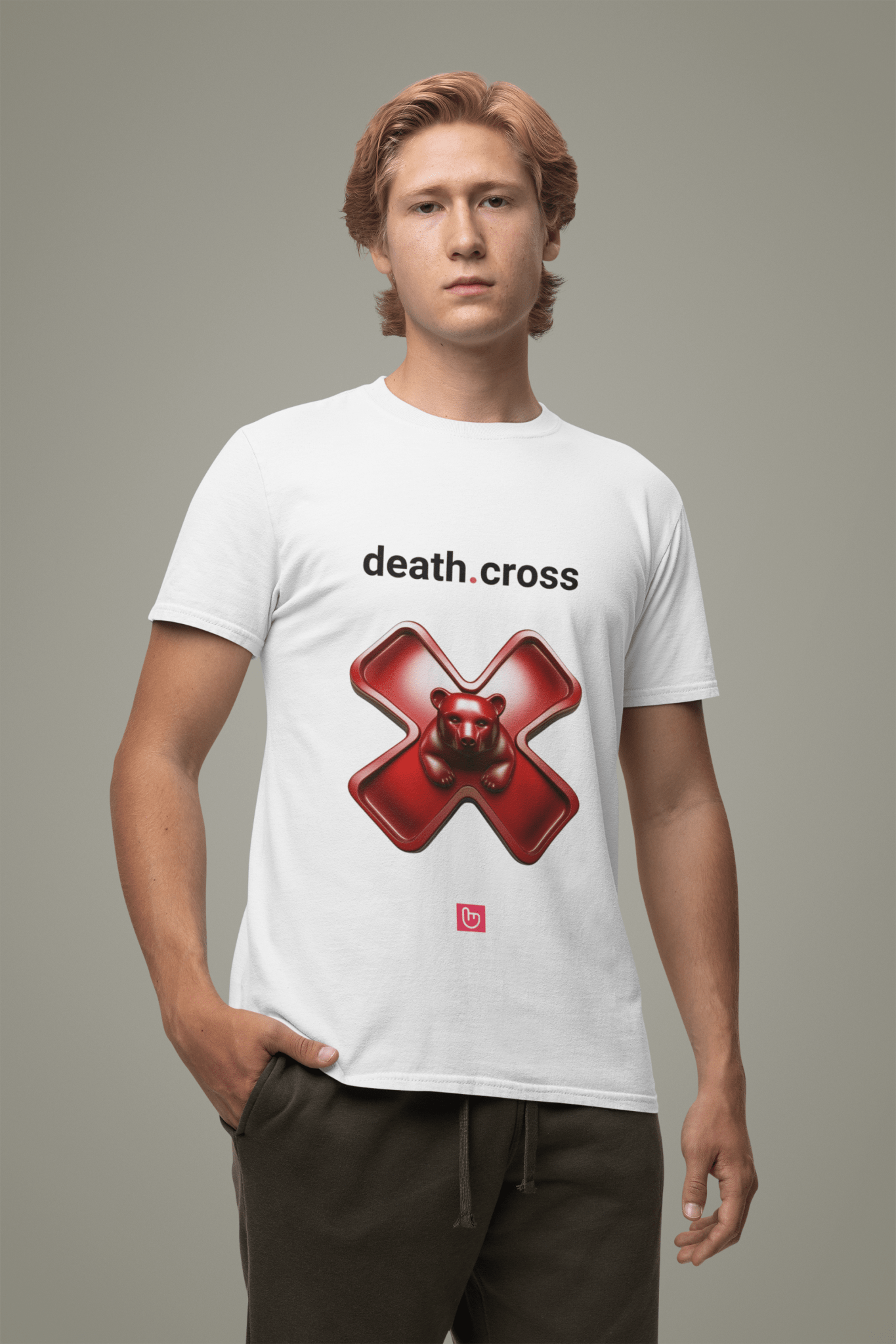 death.cross – The Ultimate Bearish Signal | Market Downtrend Tee - Unique Graphic Tee by nano.narrative
