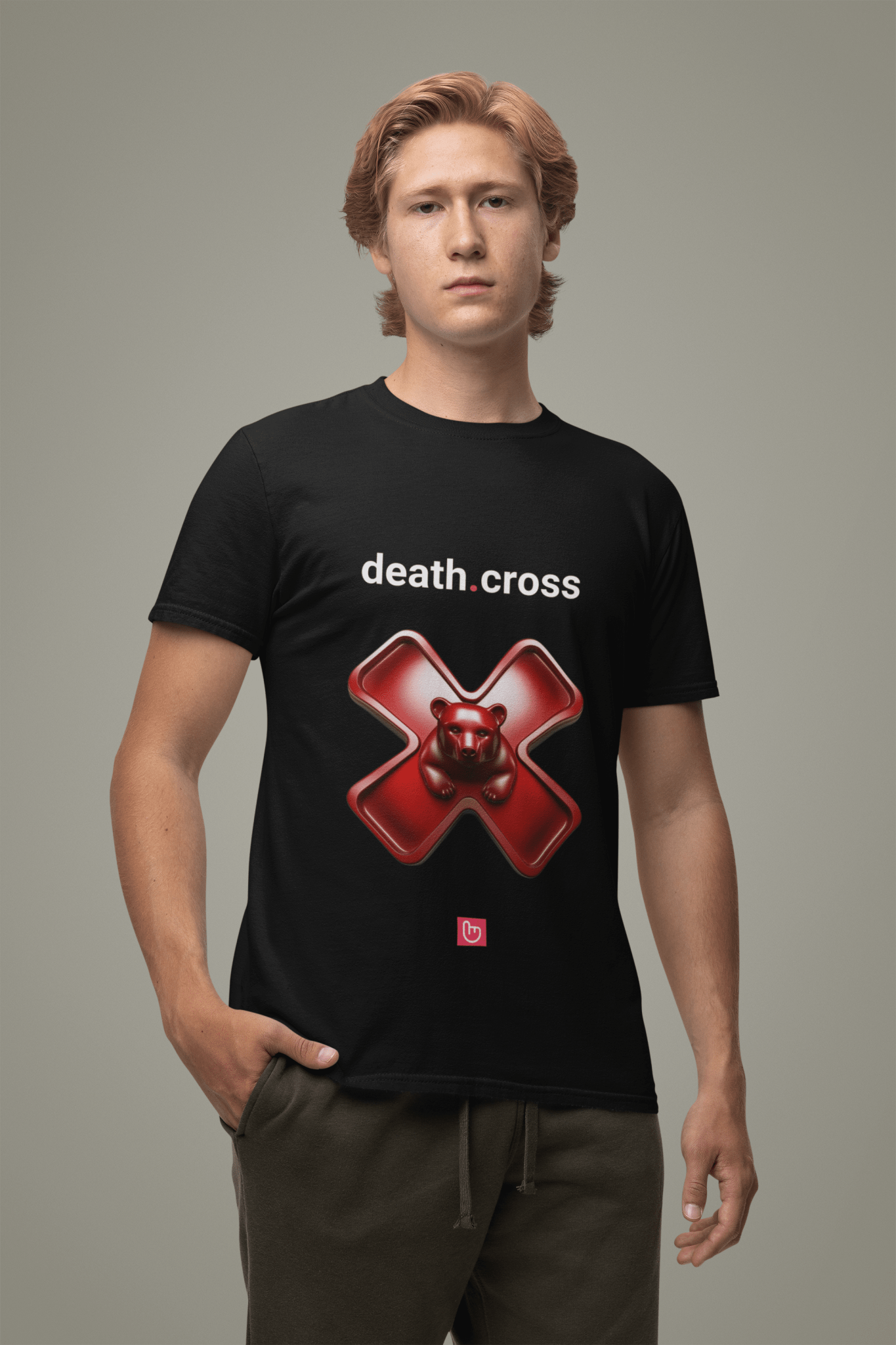 death.cross – The Ultimate Bearish Signal | Market Downtrend Tee - Unique Graphic Tee by nano.narrative