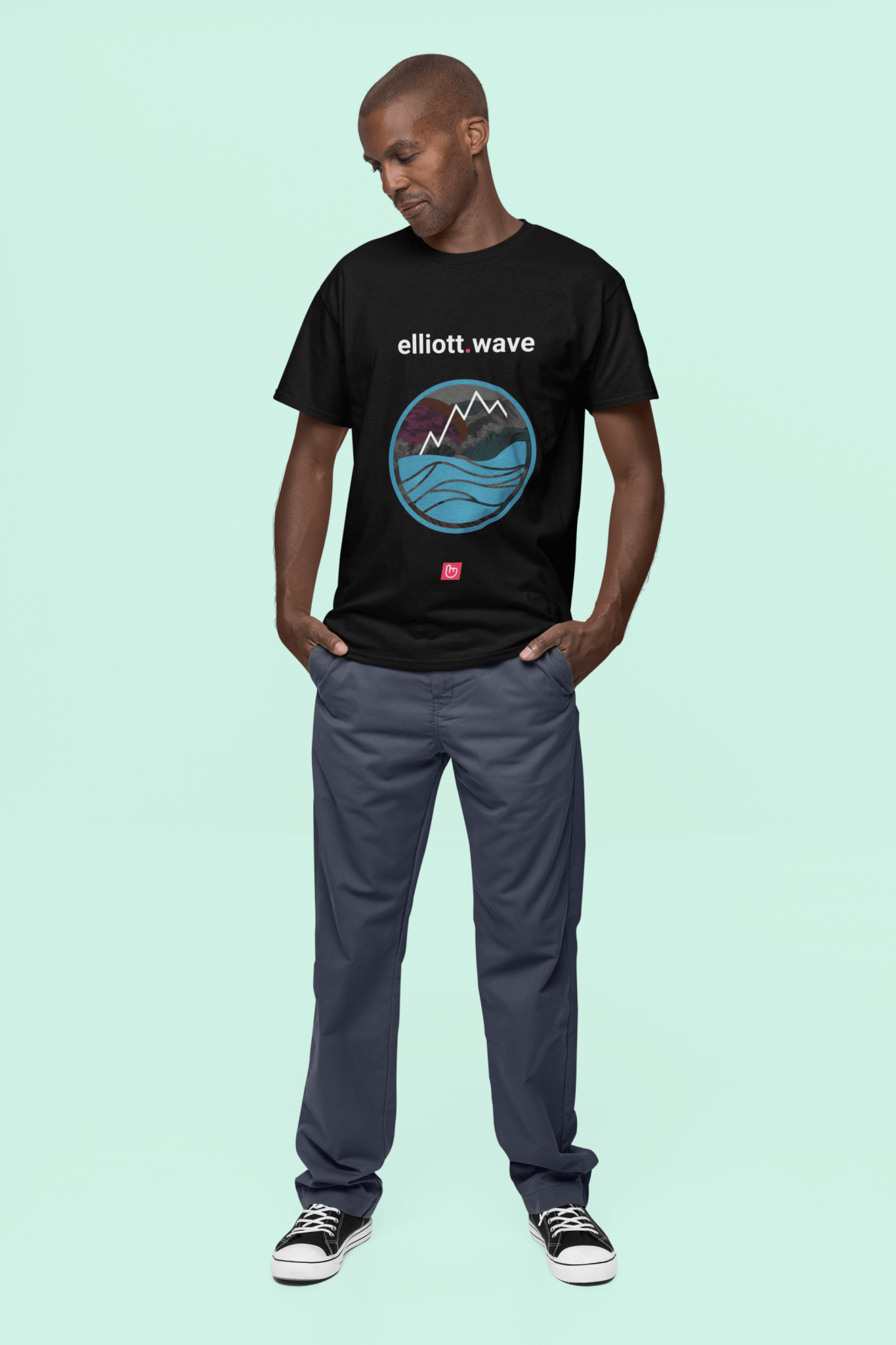 elliott.wave – Ride the Market Cycles | Technical Analysis Tee - Unique Graphic Tee by nano.narrative