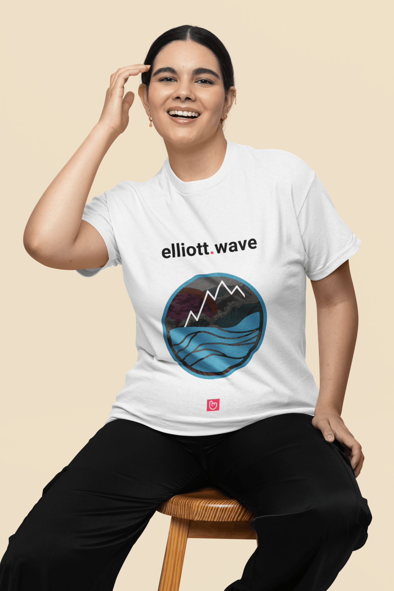 elliott.wave – Ride the Market Cycles | Technical Analysis Tee - Unique Graphic Tee by nano.narrative