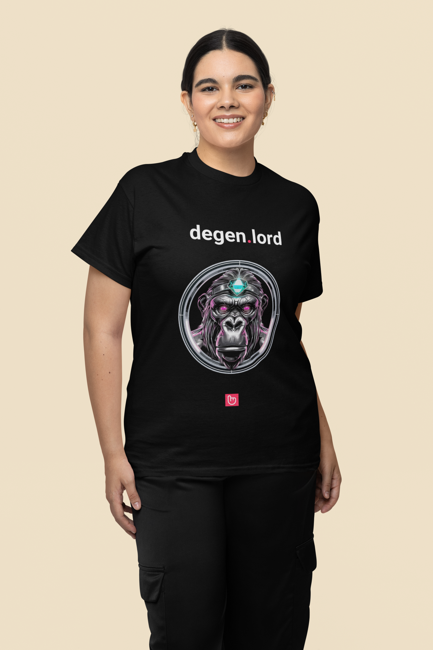 degen.lord – Chaos Crowned in Diamond Hands | Crypto Royalty Tee