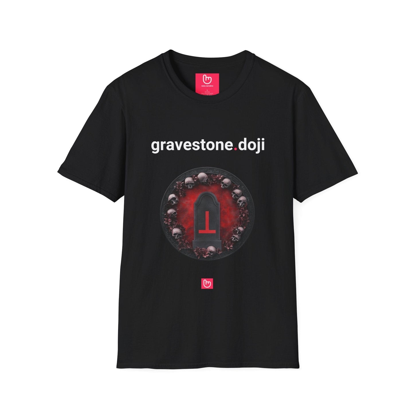 gravestone.doji – The Death of a Trend | Market Reversal Tee - Unique Graphic Tee by nano.narrative