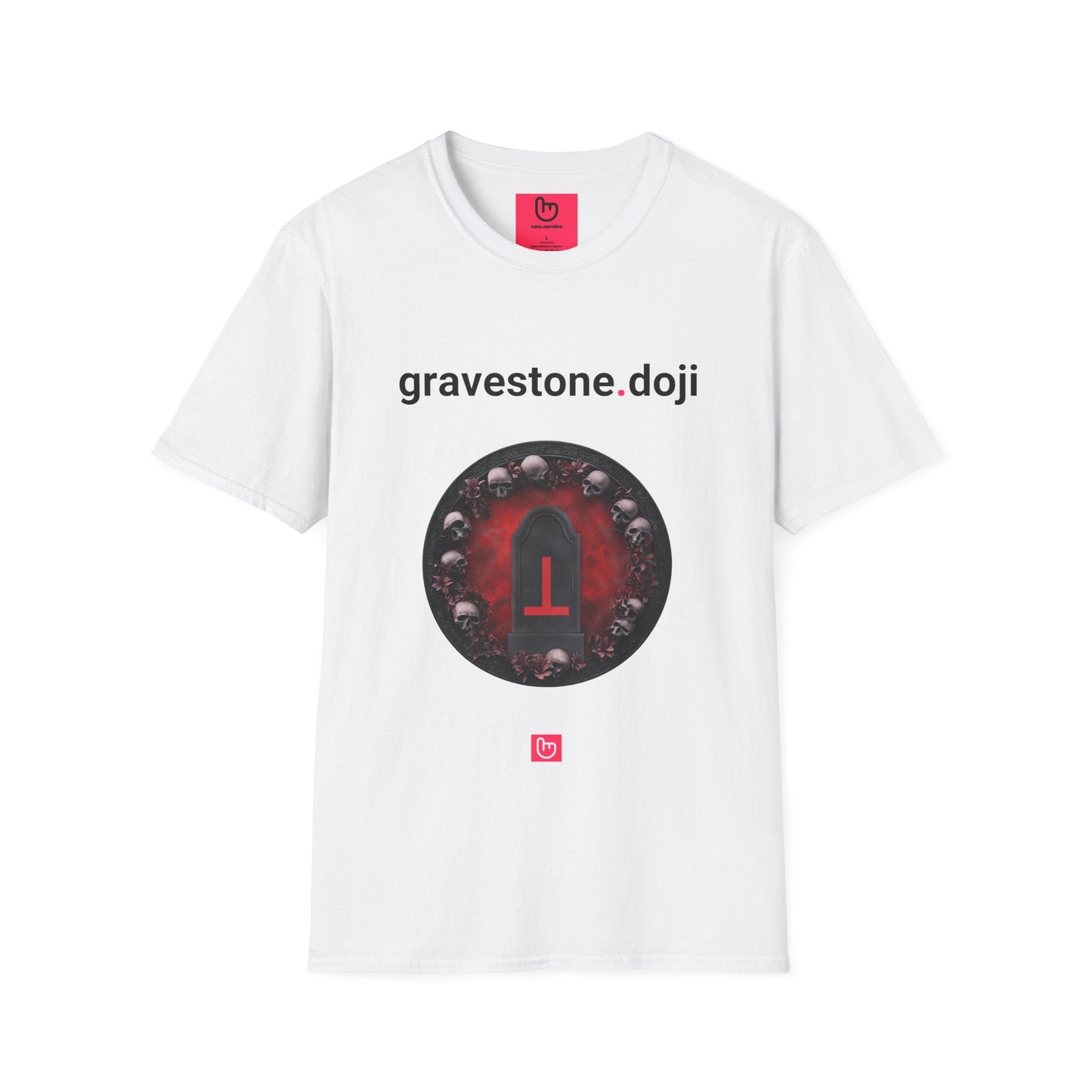 gravestone.doji – The Death of a Trend | Market Reversal Tee - Unique Graphic Tee by nano.narrative
