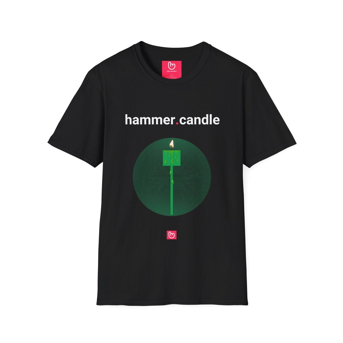 hammer.candle โ Reversal Signal & Market Resilience | Price Action Tee - Unique Graphic Tee by nano.narrative