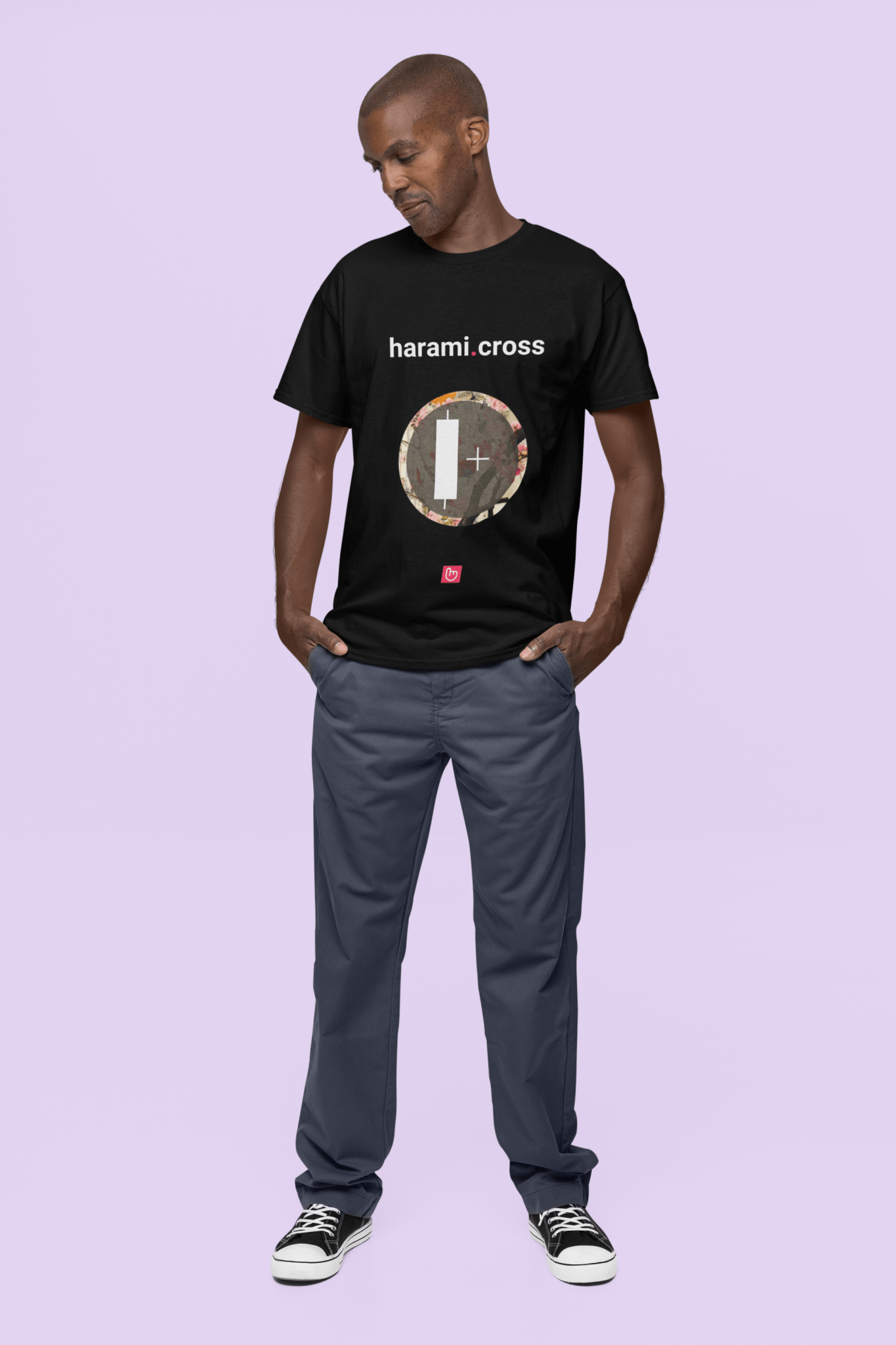 harami.cross – Trend Reversal Signal | Unisex Trading Tee - Unique Graphic Tee by nano.narrative