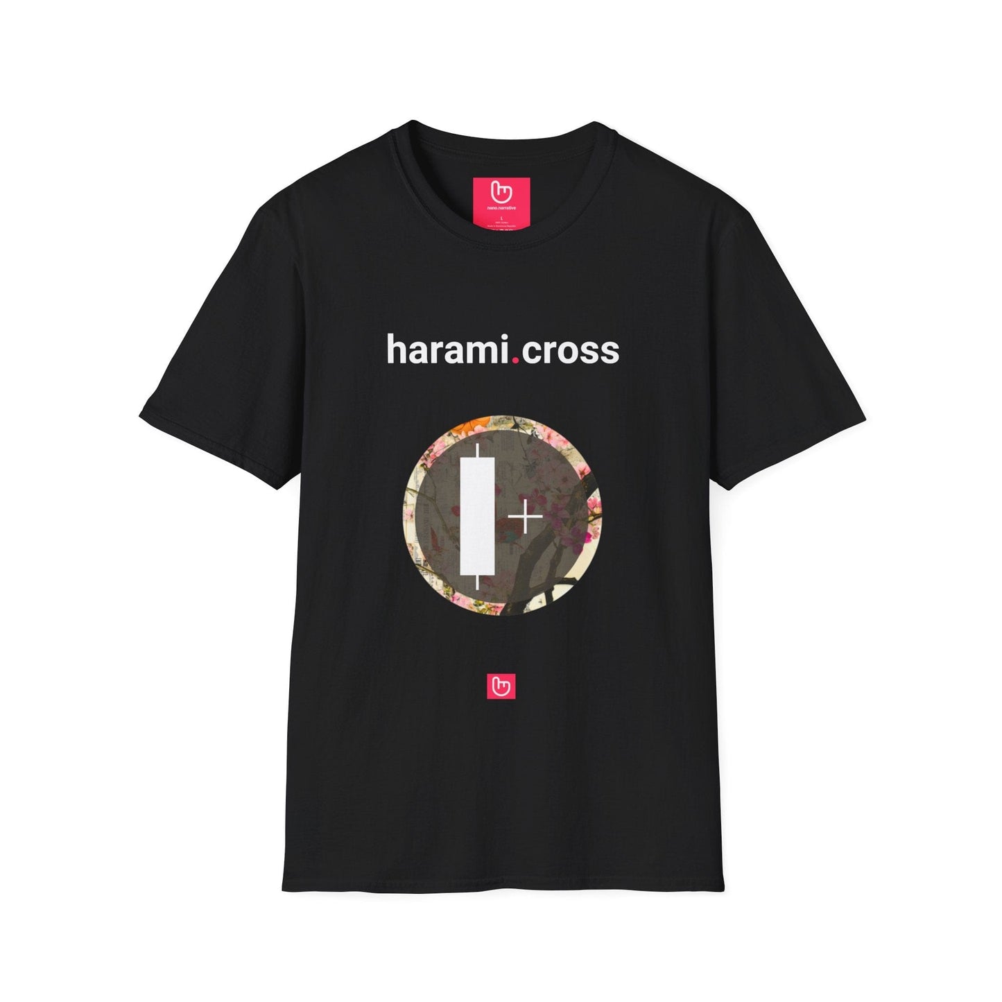 harami.cross – Trend Reversal Signal | Unisex Trading Tee - Unique Graphic Tee by nano.narrative