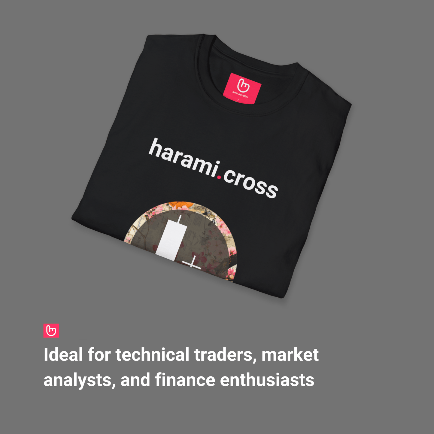 harami.cross – Trend Reversal Signal | Unisex Trading Tee - Unique Graphic Tee by nano.narrative