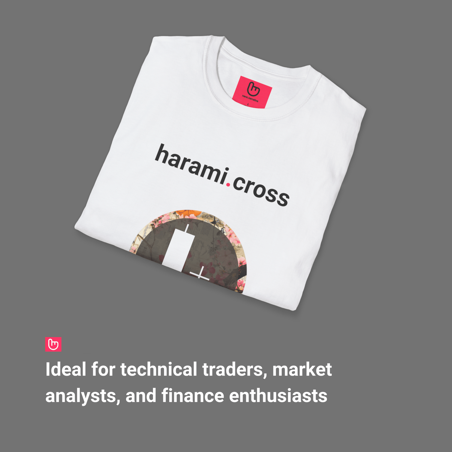 harami.cross – Trend Reversal Signal | Unisex Trading Tee - Unique Graphic Tee by nano.narrative