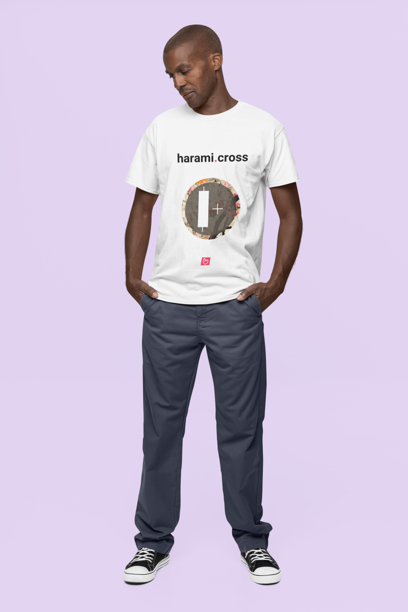 harami.cross – Trend Reversal Signal | Unisex Trading Tee - Unique Graphic Tee by nano.narrative