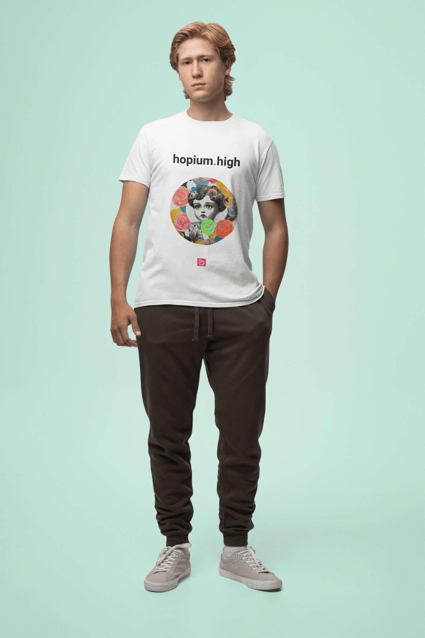 hopium.high – Irrational Dreams, Unrealized Gains | Trader Delusion Tee - Unique Graphic Tee by nano.narrative