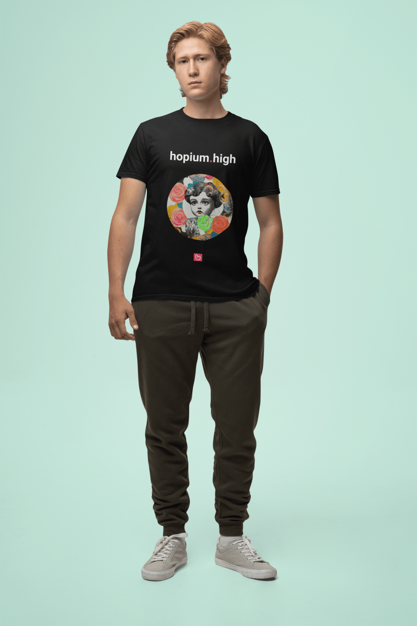 hopium.high – Irrational Dreams, Unrealized Gains | Trader Delusion Tee - Unique Graphic Tee by nano.narrative