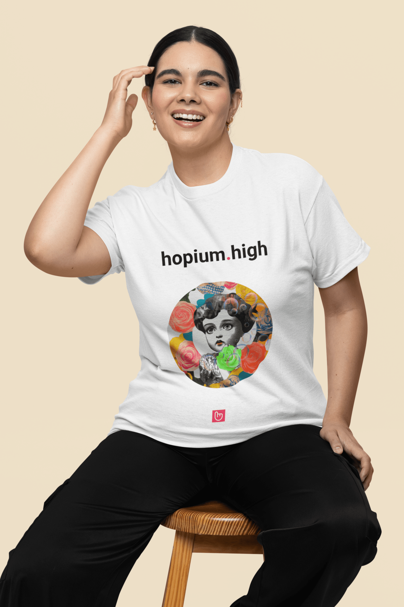 hopium.high – Irrational Dreams, Unrealized Gains | Trader Delusion Tee - Unique Graphic Tee by nano.narrative
