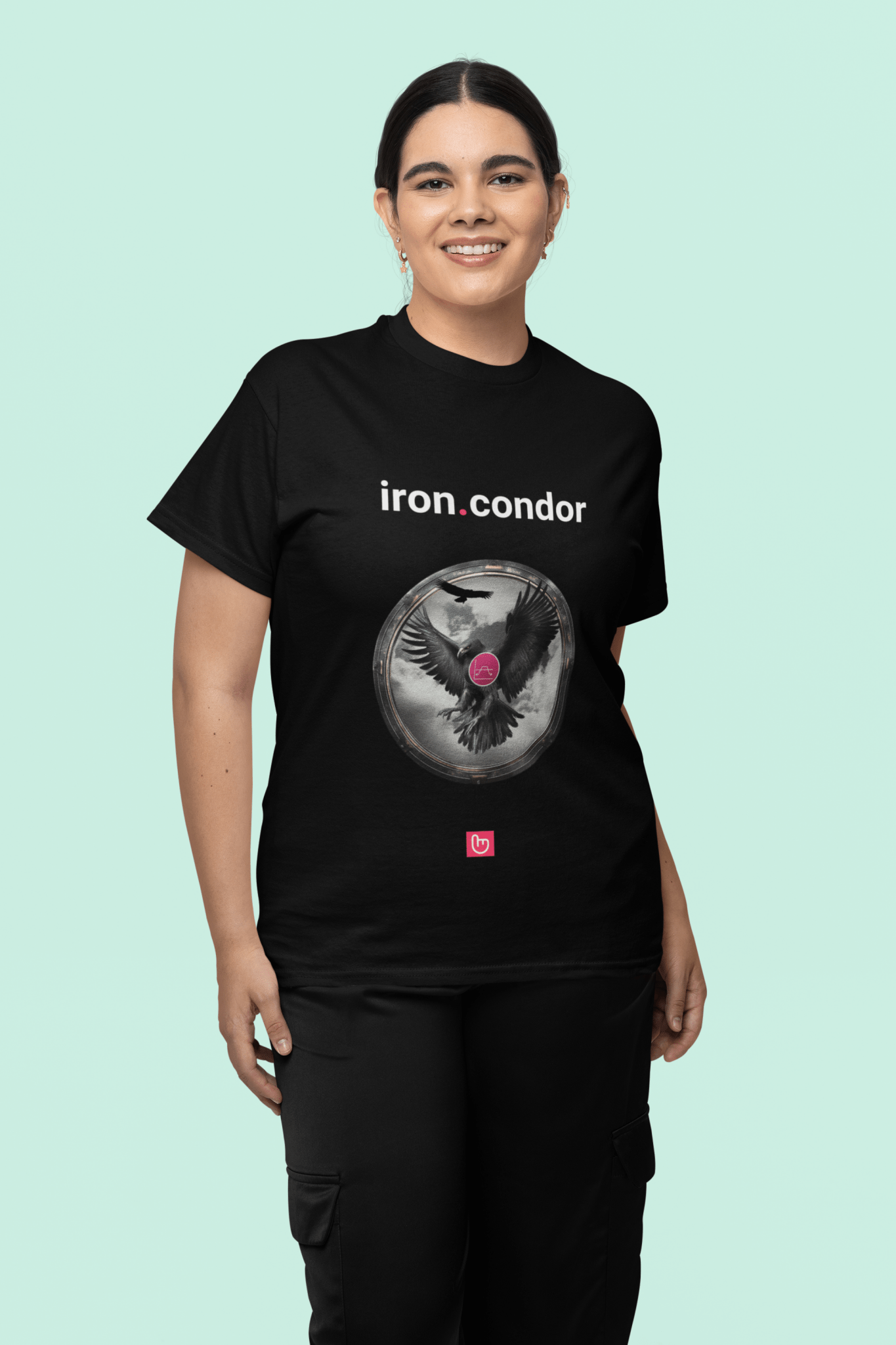 iron.condor – Precision & Control | Options Trading Tee - Unique Graphic Tee by nano.narrative