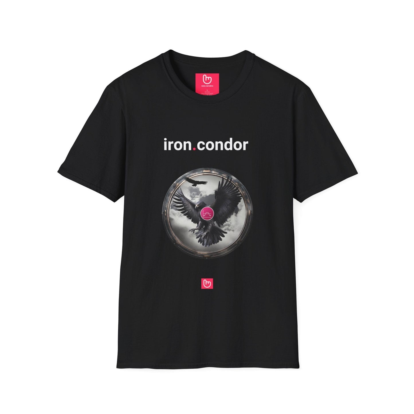 iron.condor – Precision & Control | Options Trading Tee - Unique Graphic Tee by nano.narrative
