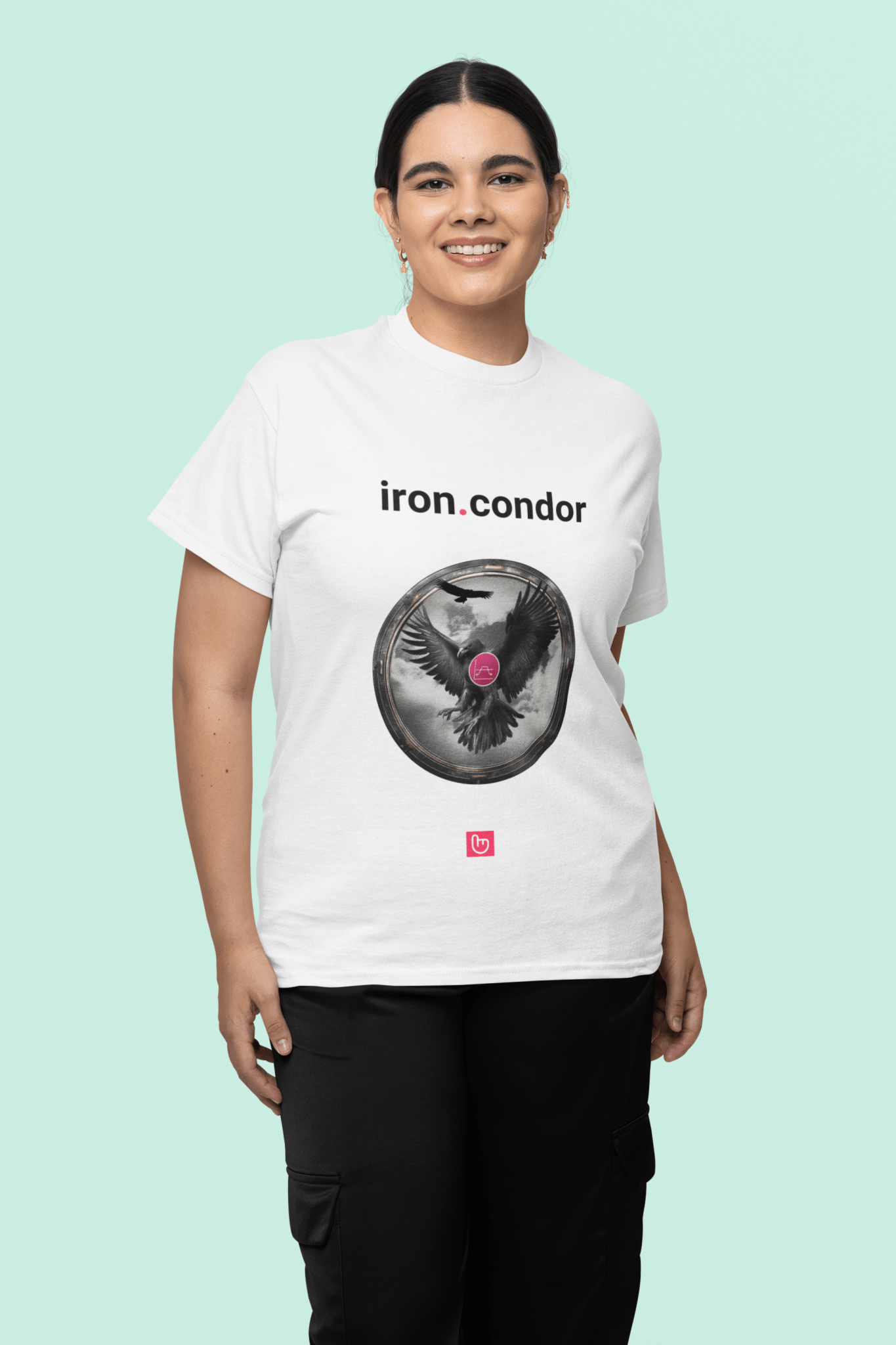 iron.condor – Precision & Control | Options Trading Tee - Unique Graphic Tee by nano.narrative