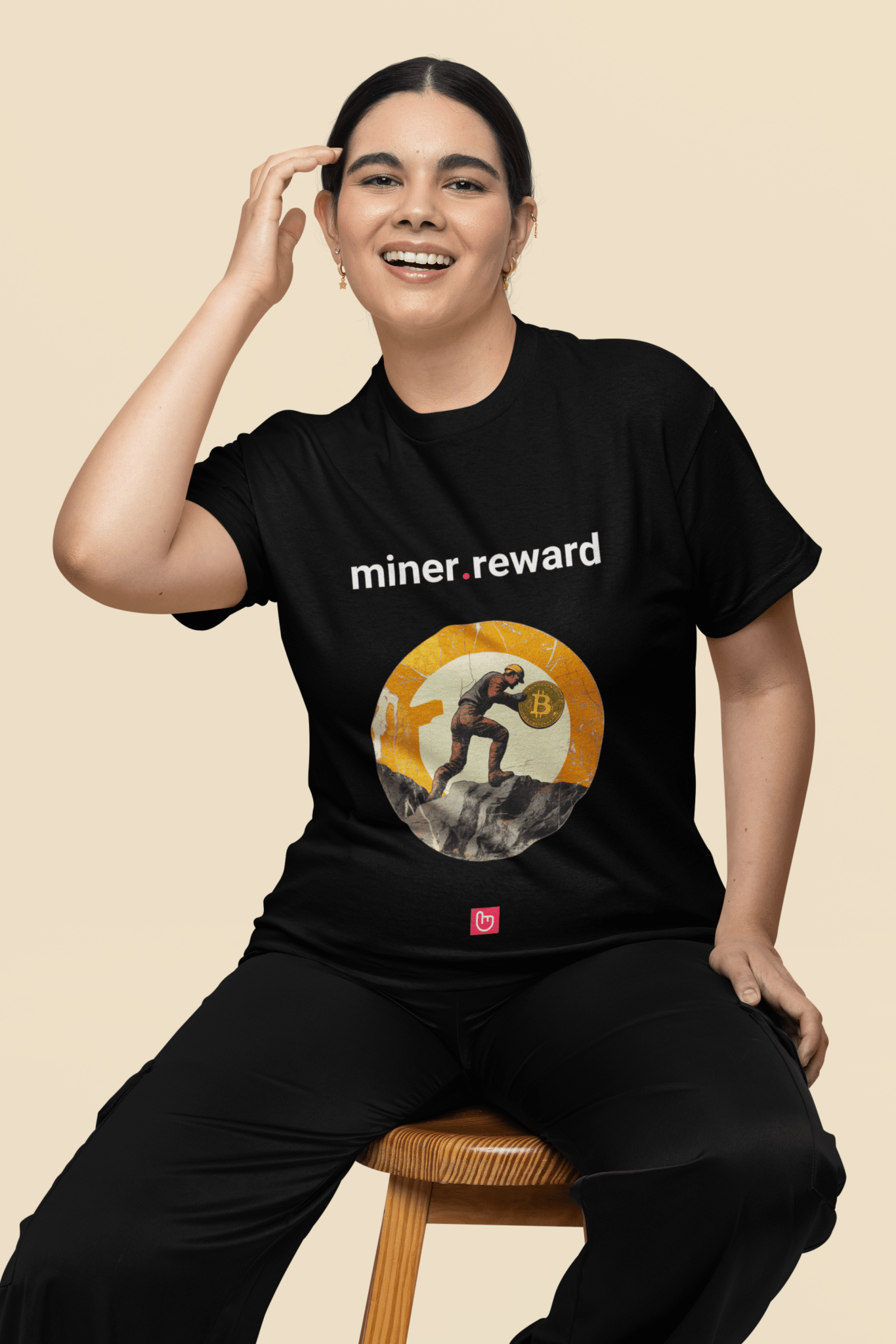 miner.reward – Proof of Work & Perseverance | Crypto Grit Tee - Unique Graphic Tee by nano.narrative