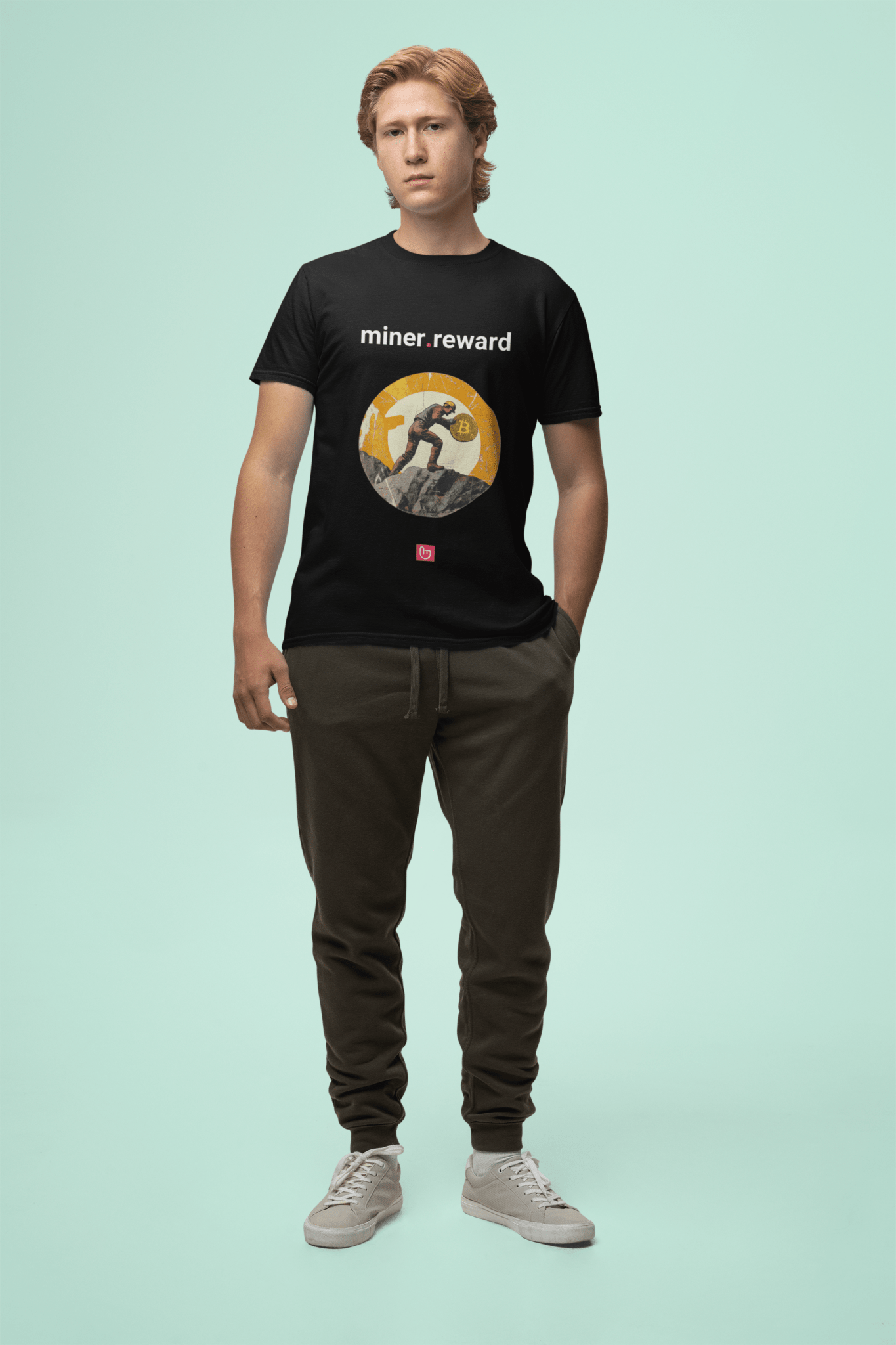 miner.reward – Proof of Work & Perseverance | Crypto Grit Tee - Unique Graphic Tee by nano.narrative