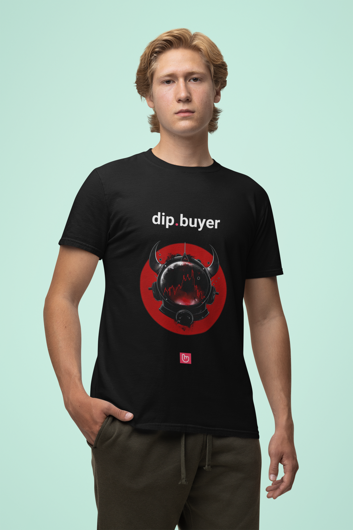 dip.buyer – Blood in the Charts, Faith in the Bounce | Contrarian Market Tee
