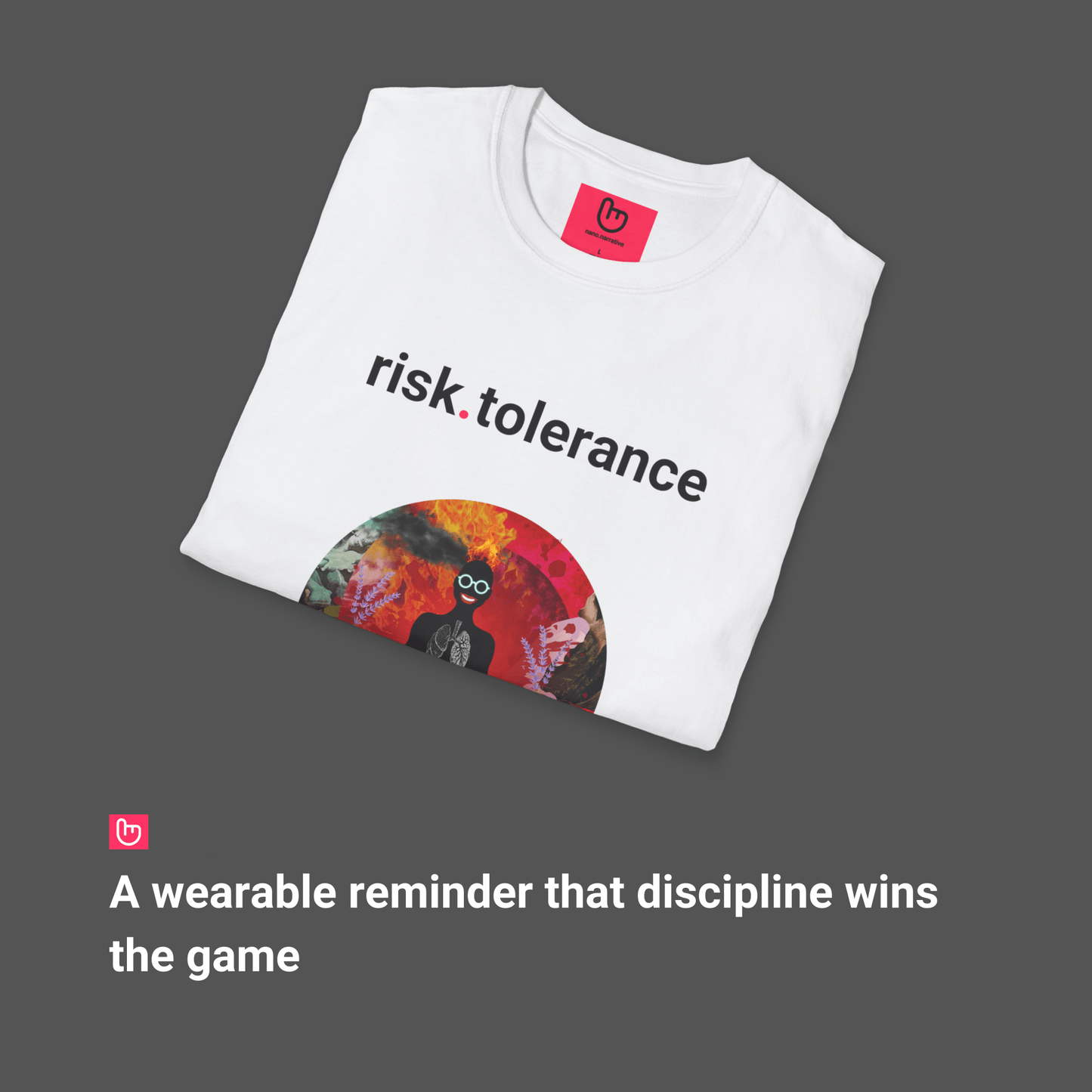 risk.tolerance – Master the Chaos | Zen Trader Tee - Unique Graphic Tee by nano.narrative