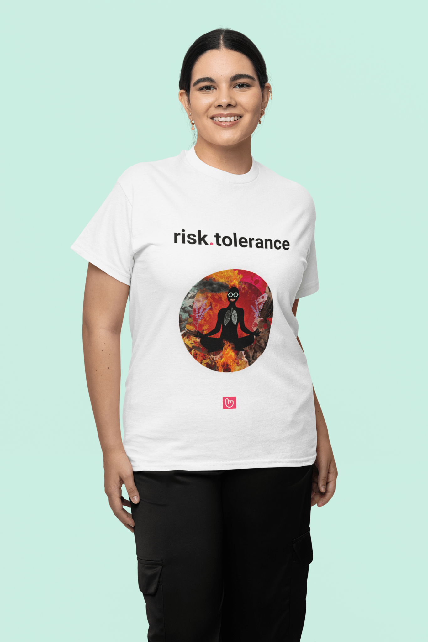 risk.tolerance – Master the Chaos | Zen Trader Tee - Unique Graphic Tee by nano.narrative
