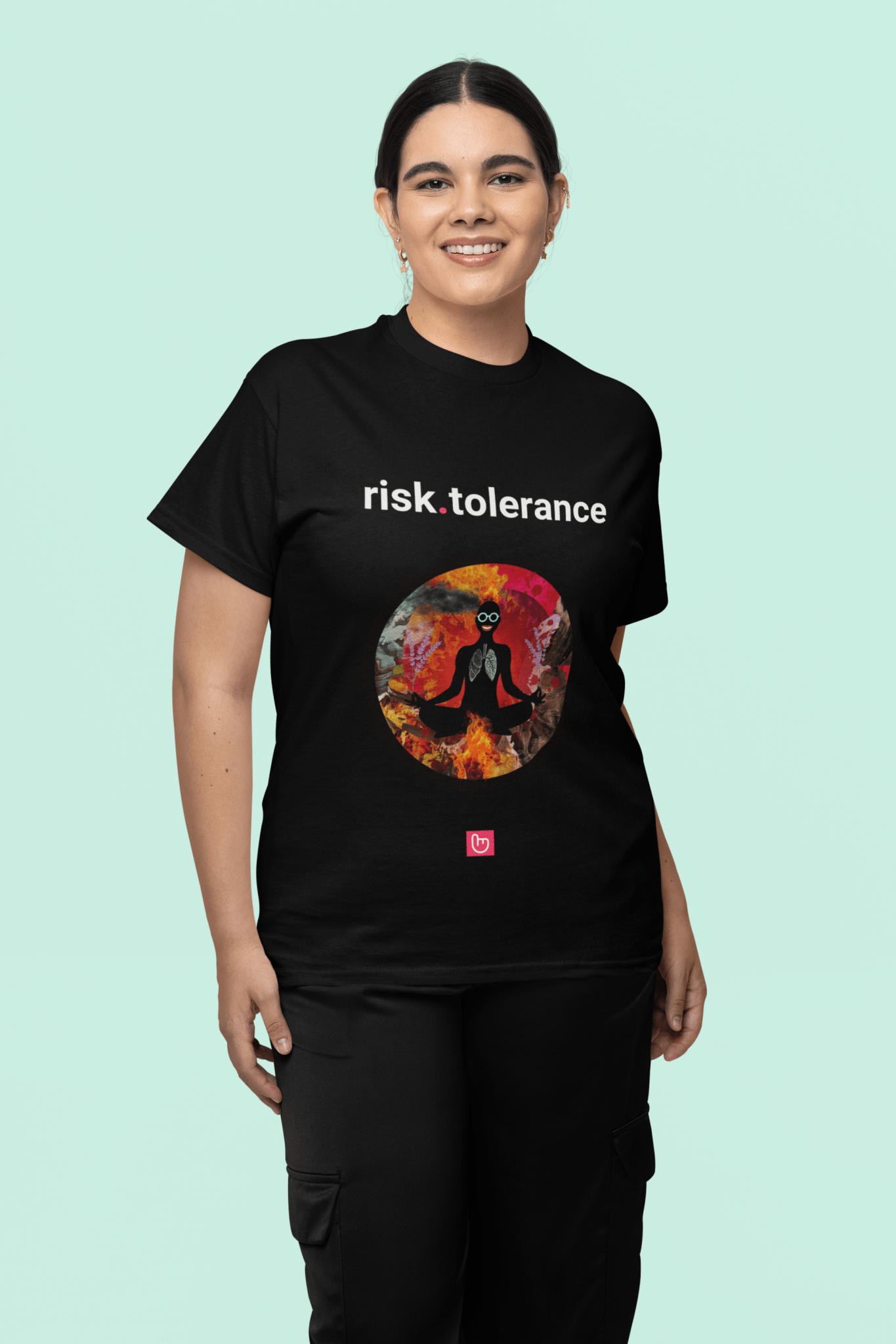 risk.tolerance – Master the Chaos | Zen Trader Tee - Unique Graphic Tee by nano.narrative