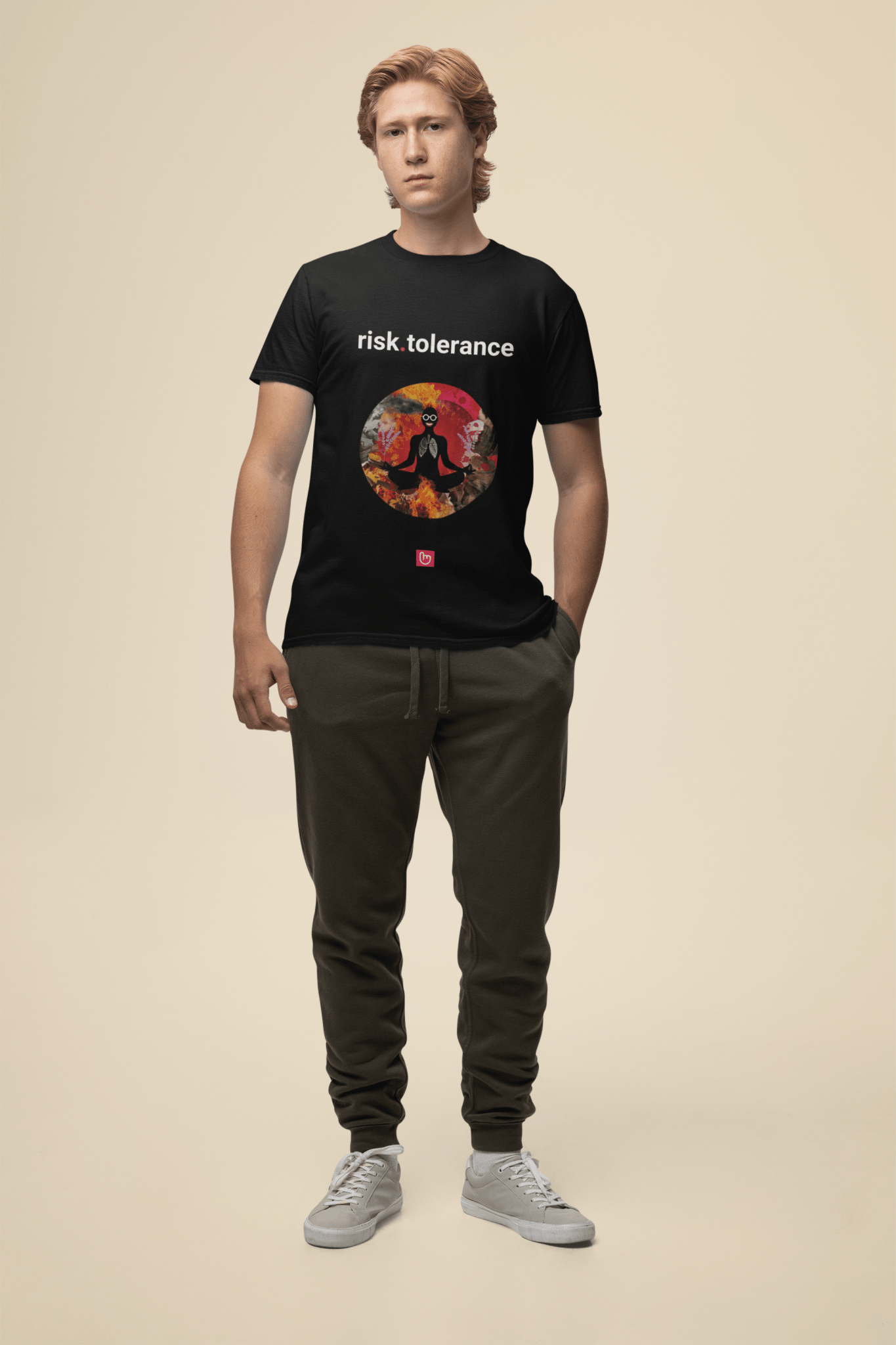risk.tolerance – Master the Chaos | Zen Trader Tee - Unique Graphic Tee by nano.narrative