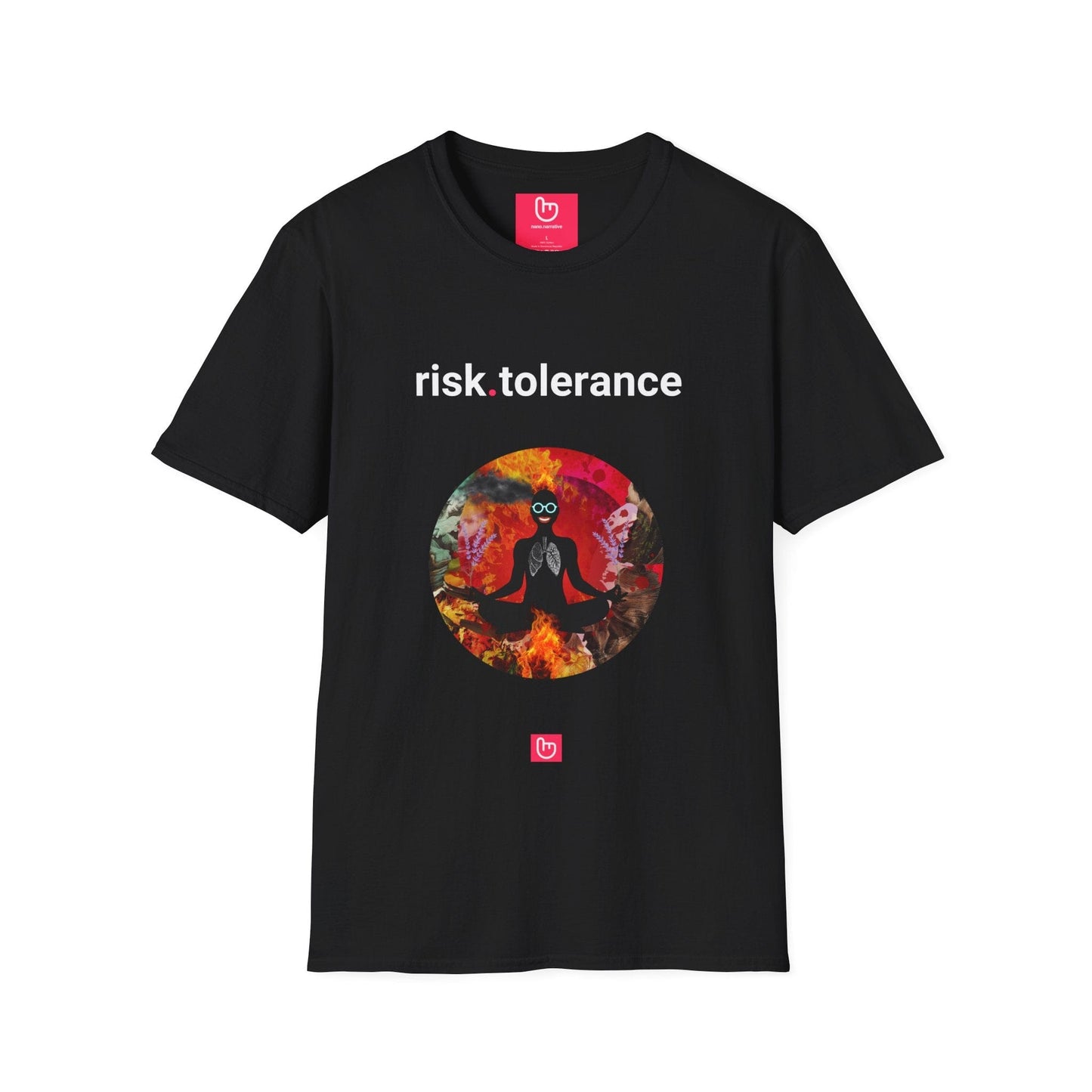 risk.tolerance – Master the Chaos | Zen Trader Tee - Unique Graphic Tee by nano.narrative