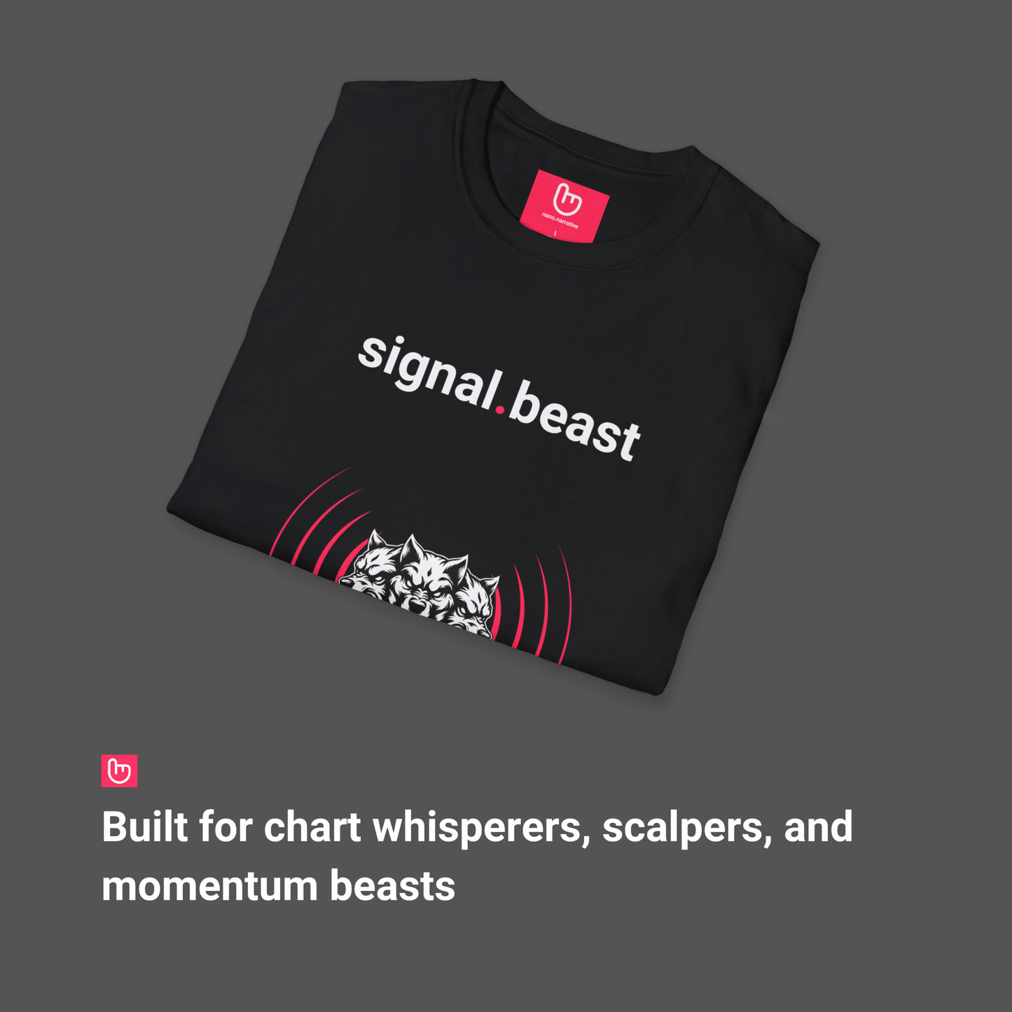 signal.beast – Chart Whisperer Energy | Momentum Tracker Tee - Unique Graphic Tee by nano.narrative