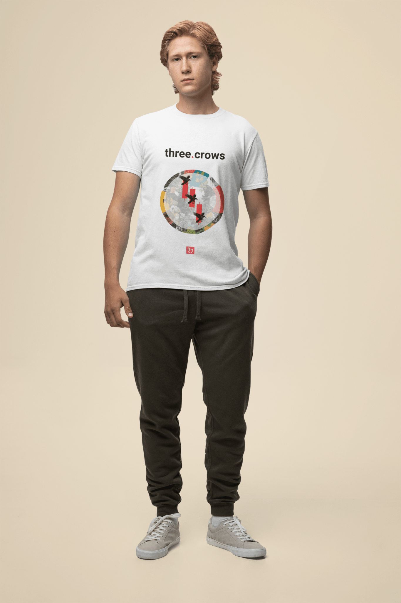 three.crows – Bearish Omen | Unisex Trading Tee - Unique Graphic Tee by nano.narrative