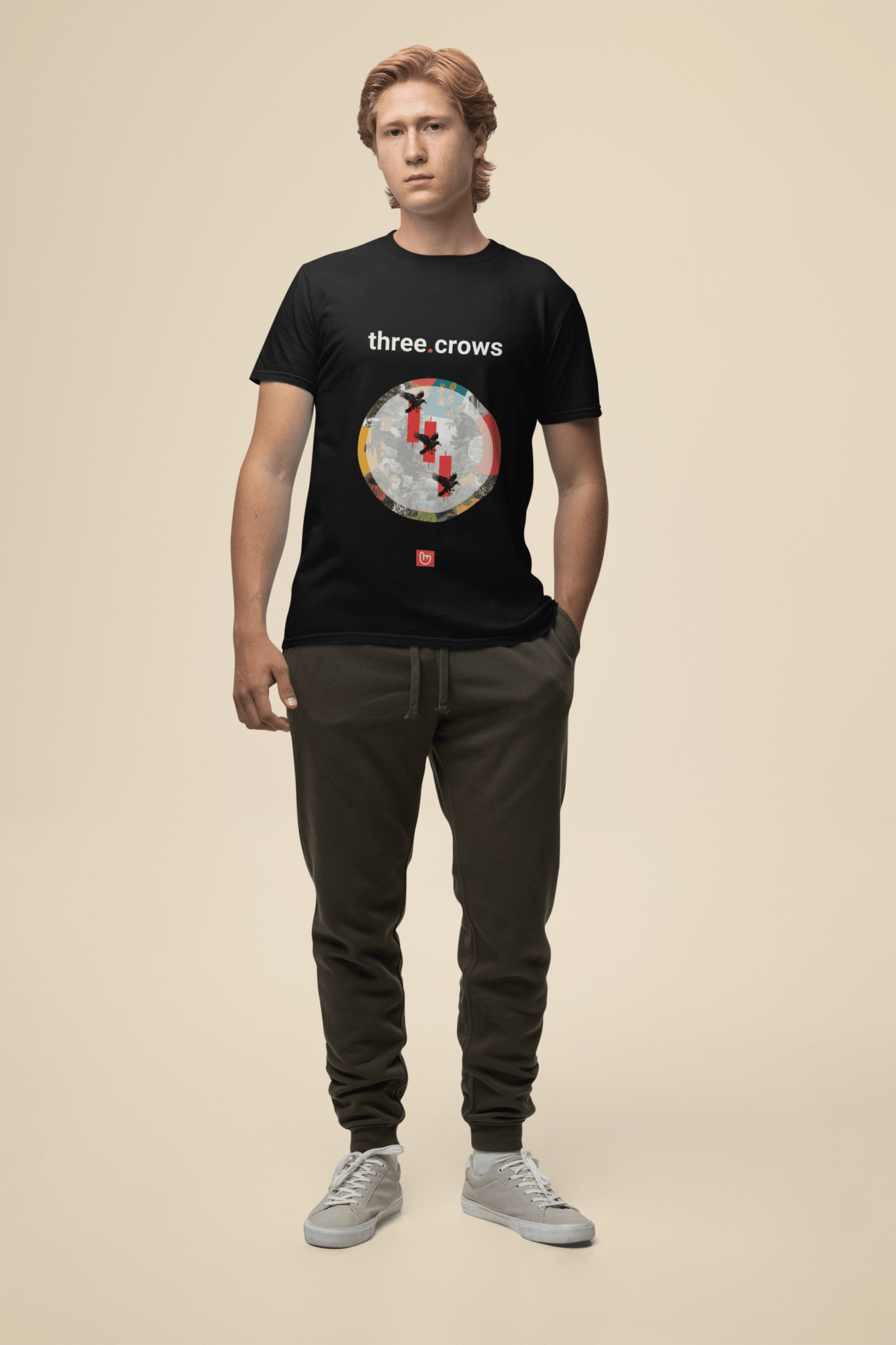 three.crows – Bearish Omen | Unisex Trading Tee - Unique Graphic Tee by nano.narrative