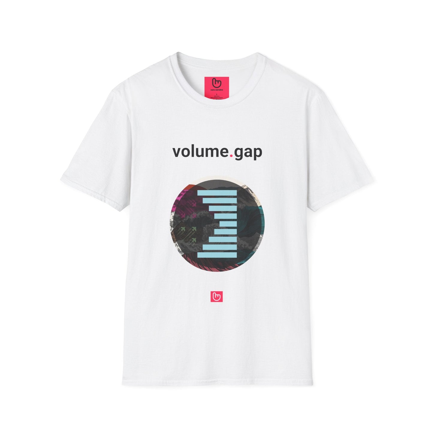 volume.gap โ Liquidity Voids & Fast Moves | Market Structure Tee - Unique Graphic Tee by nano.narrative